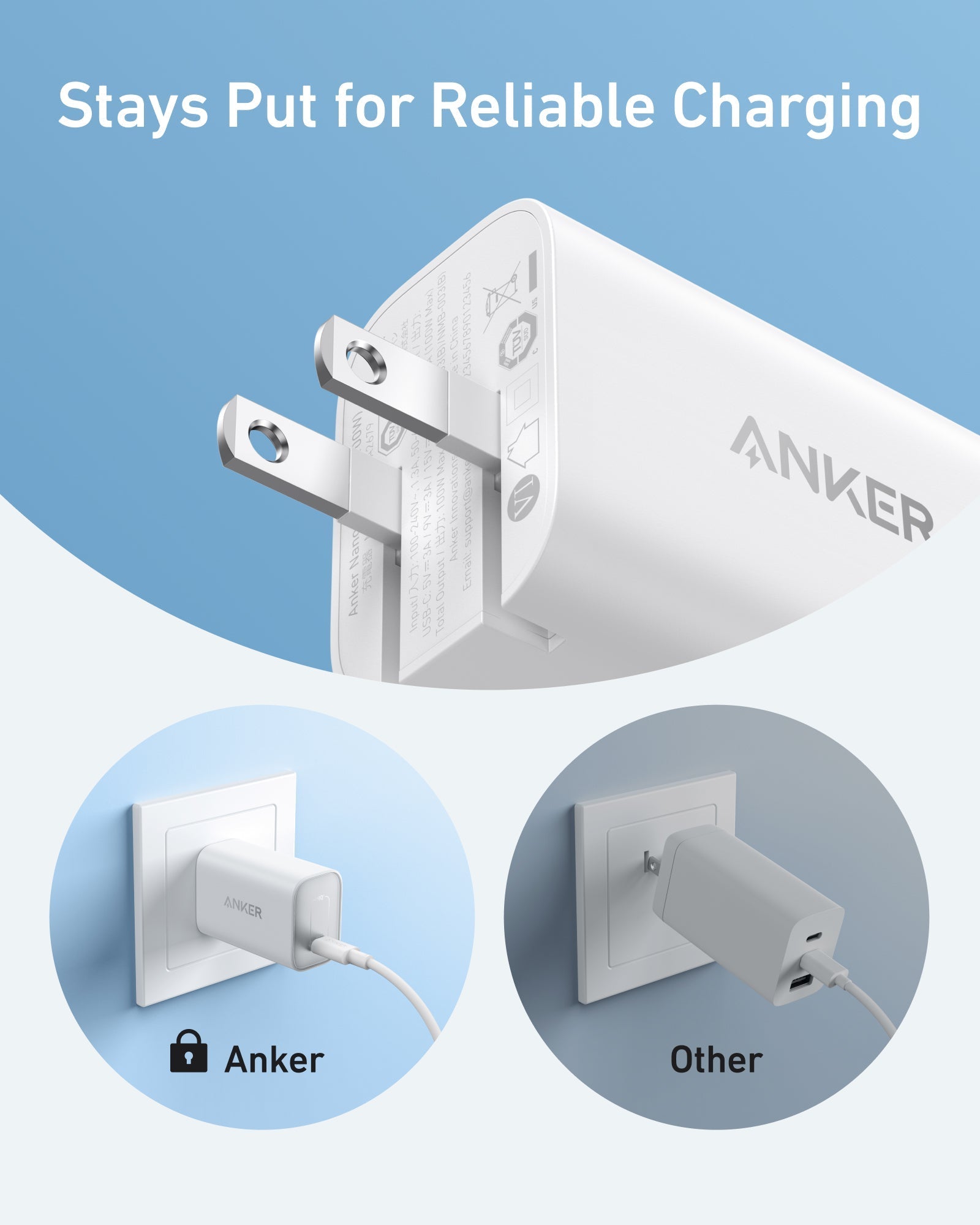 Apos Audio Anker Accessory Anker Nano Charger (100W) with USB-C Cable