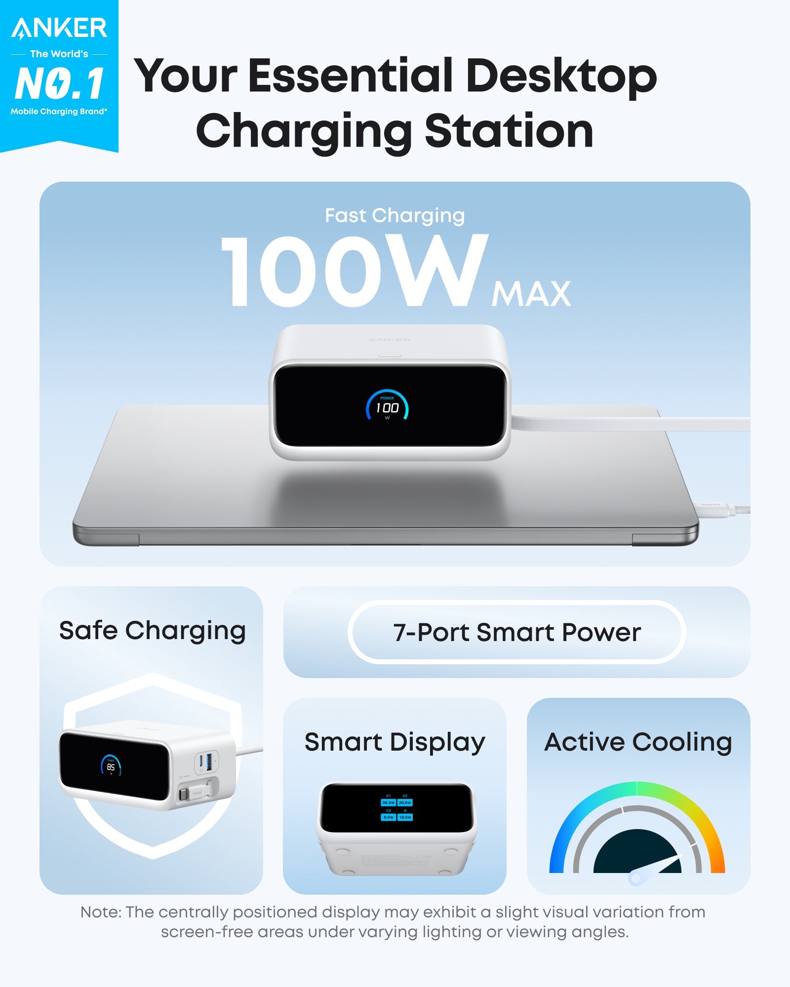 Apos Audio Anker Accessory Anker Nano Charging Station (7-in-1, 100W)