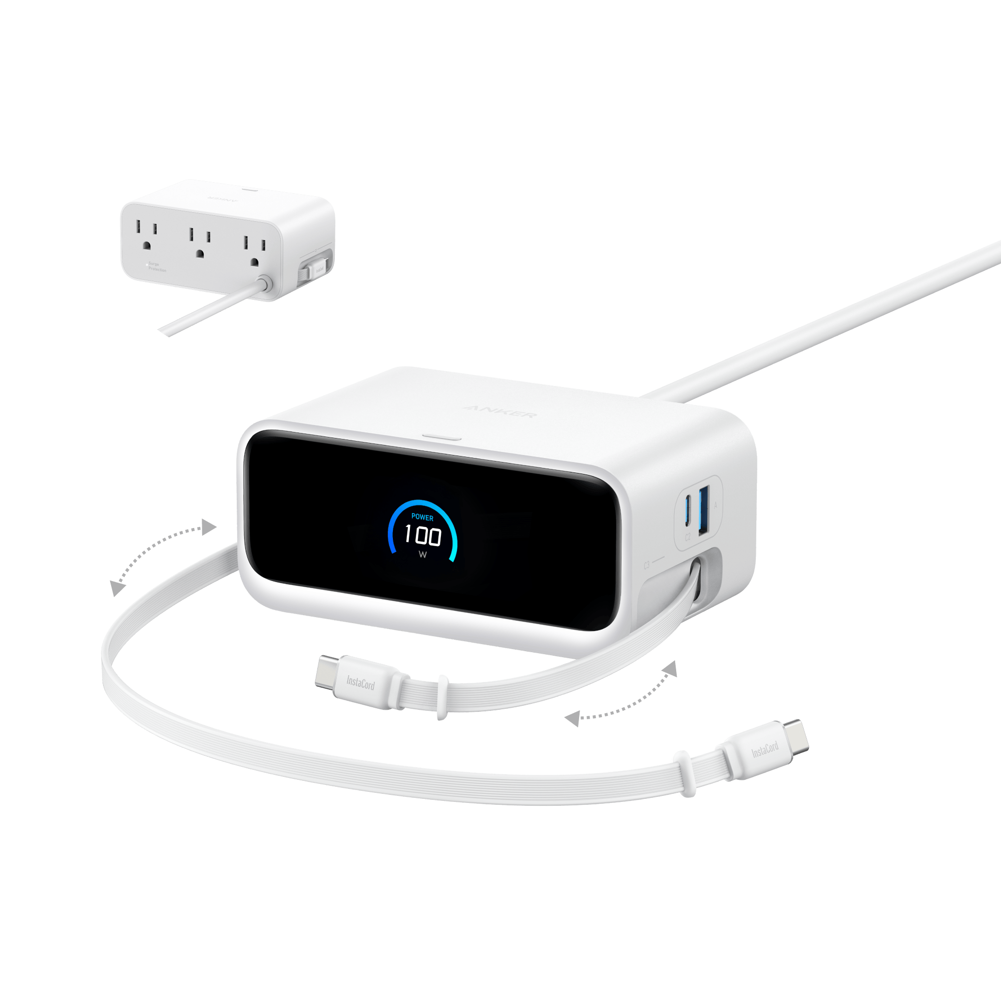 Apos Audio Anker Accessory Anker Nano Charging Station (7-in-1, 100W) Aurora White