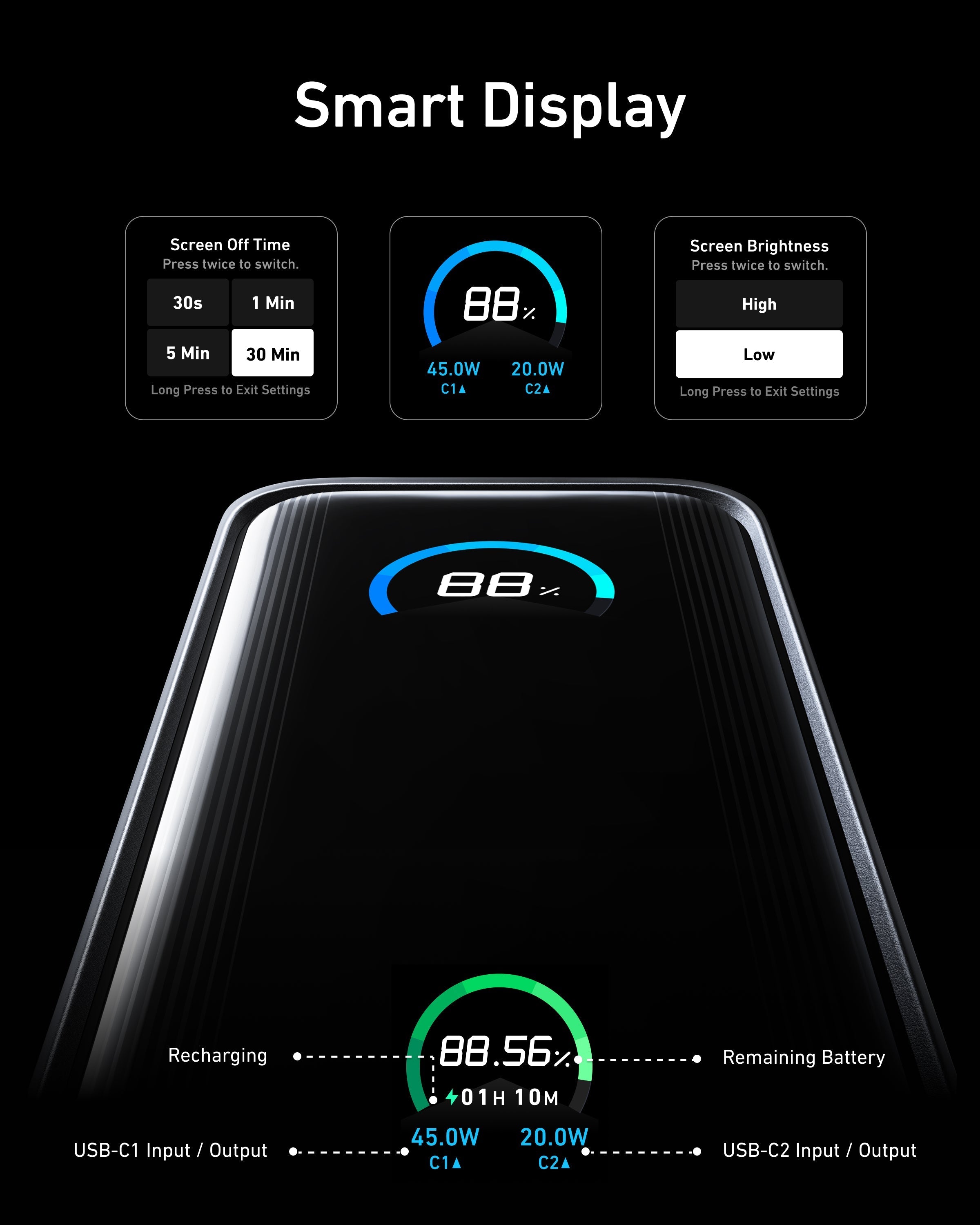 Apos Audio Anker Accessory Anker Prime Power Bank (9.6K, 65W, Fusion)