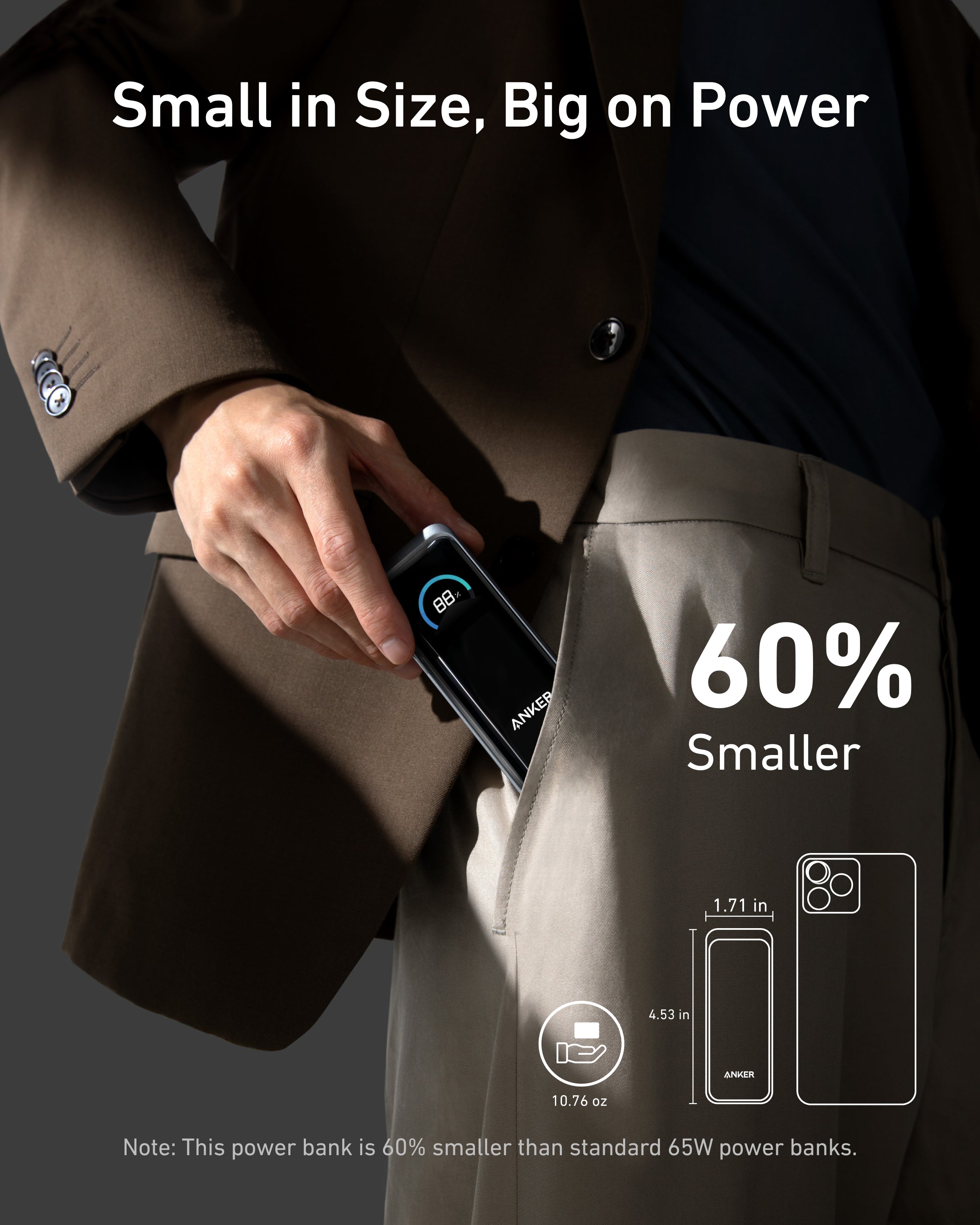 Apos Audio Anker Accessory Anker Prime Power Bank (9.6K, 65W, Fusion)