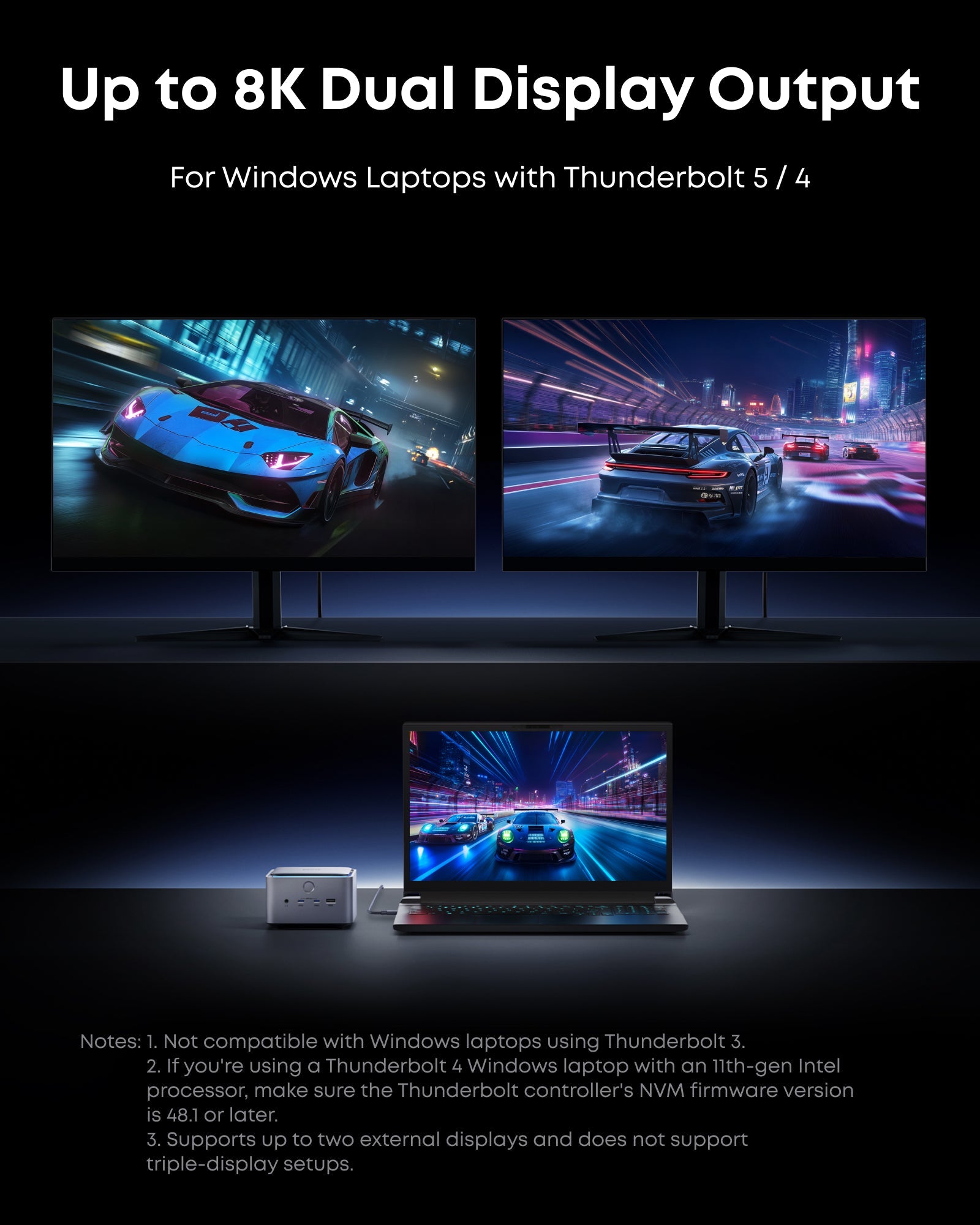 Apos Audio Anker Accessory Anker Prime TB5 Docking Station (14-in-1, 8K, Thunderbolt 5 )