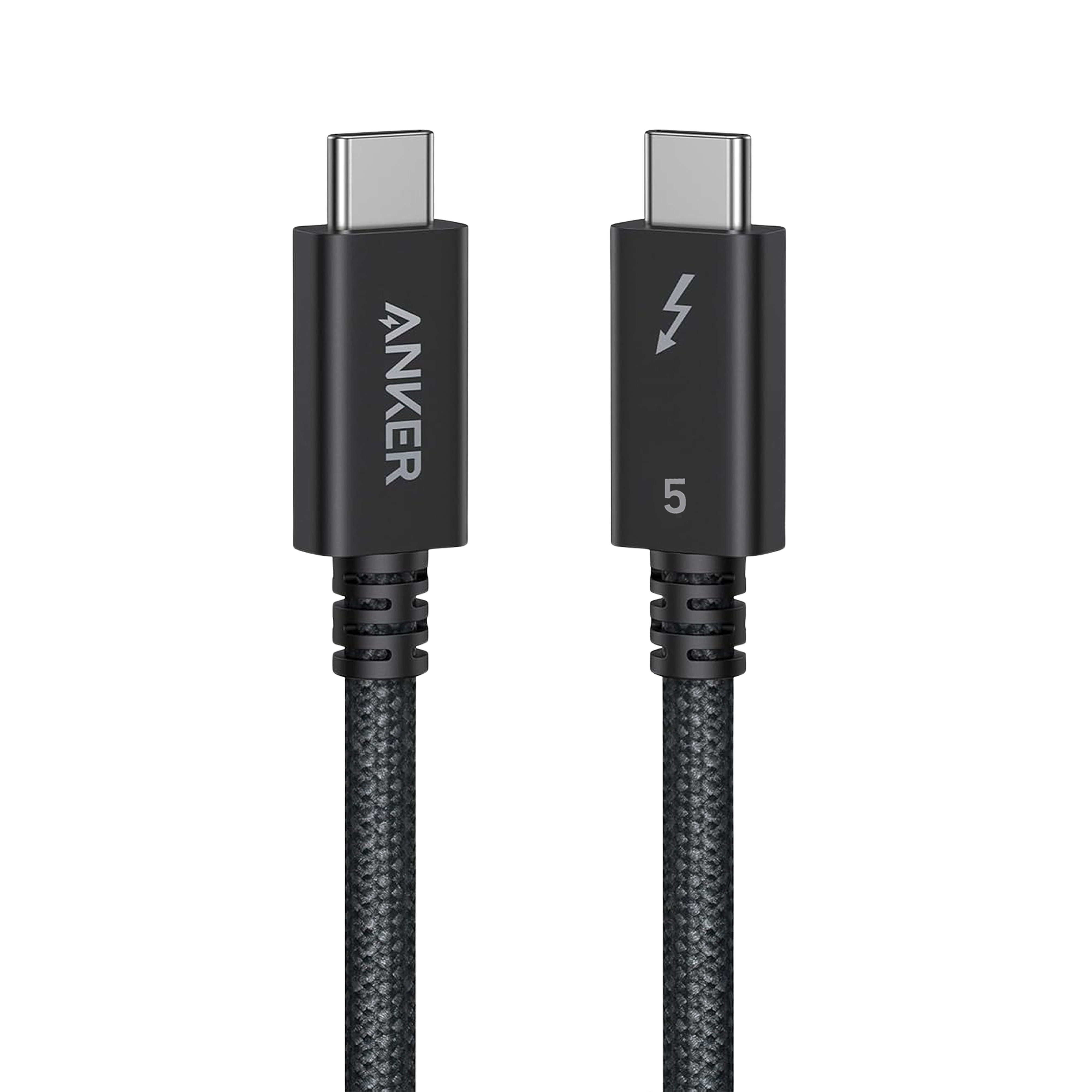 Apos Audio Anker Accessory Anker Prime Thunderbolt 5 Cable (3.3 ft/1.7 ft, 80Gbps, 240W) 1.7 ft / Black