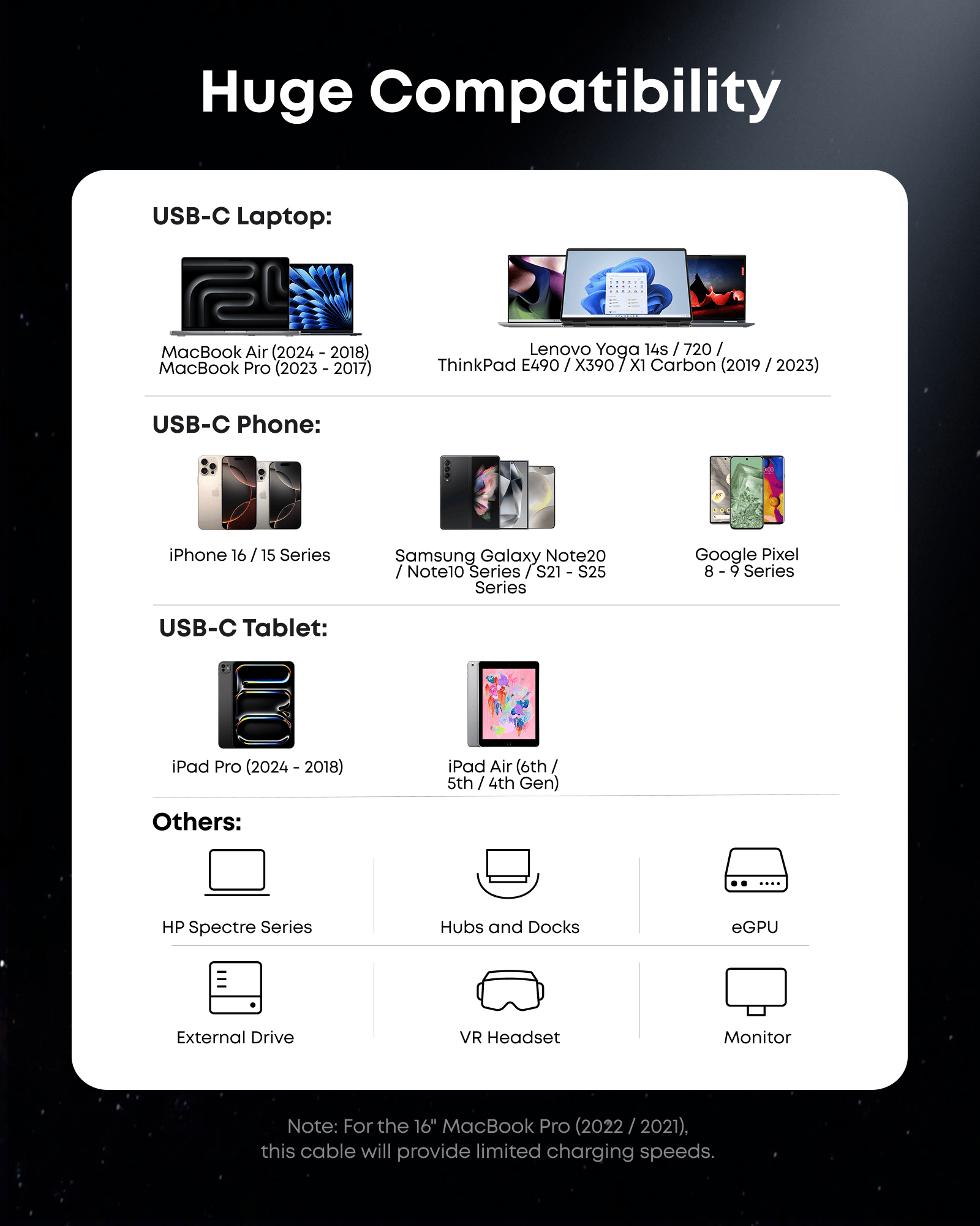 Apos Audio Anker Accessory Anker Prime Thunderbolt 5 Cable (3.3 ft/1.7 ft, 80Gbps, 240W)