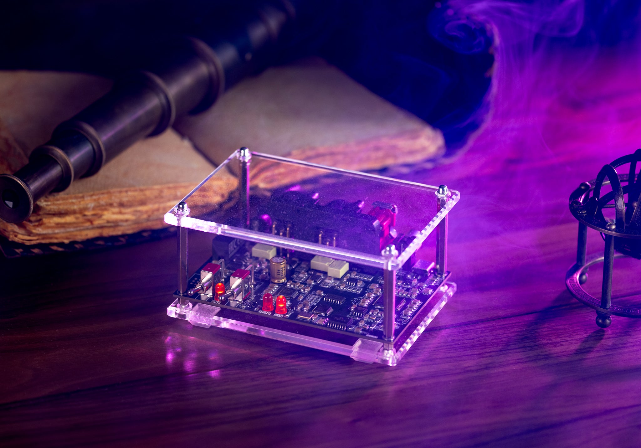 Apos Audio Apos DAC (Digital-to-Analog Converter) Apos x Geshelli Merlin AKM Desktop DAC