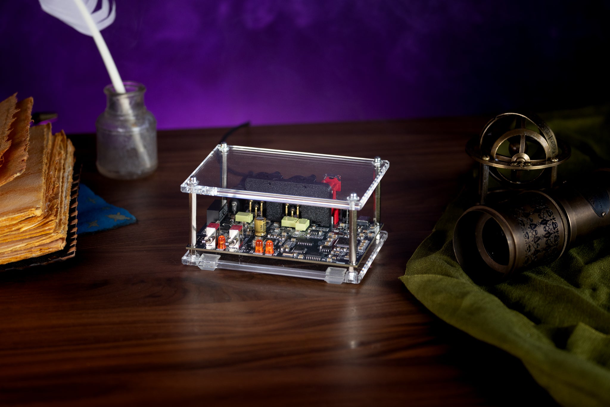 Apos Audio Apos DAC (Digital-to-Analog Converter) Apos x Geshelli Merlin AKM Desktop DAC