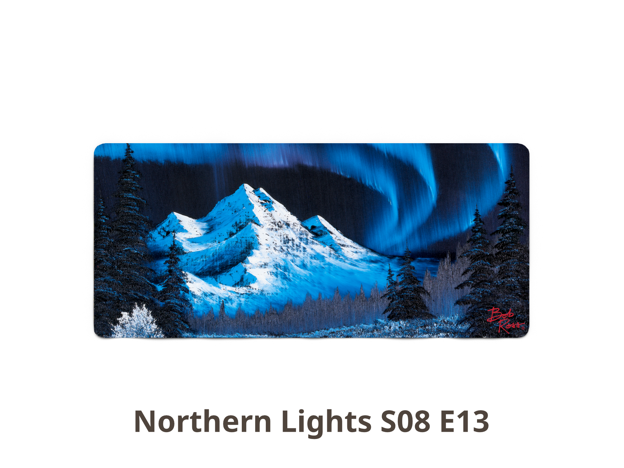 Apos Audio Apos Deskmats Bob Ross Deskmat Northern Lights - S08 E13