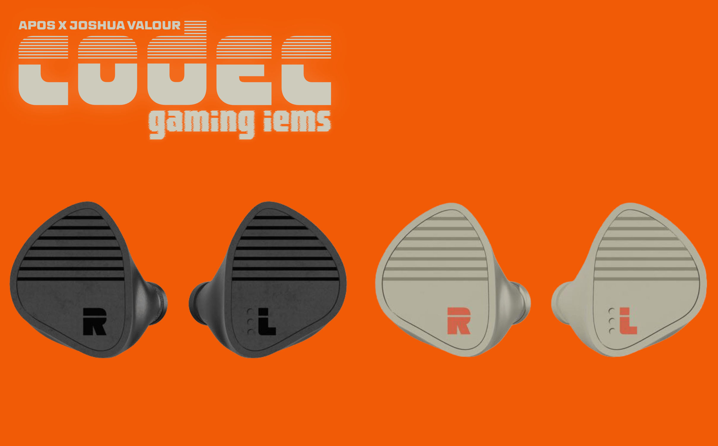 Apos Audio Apos Earphone / In-Ear Monitor (IEM) Apos x Joshua Valour Codec Competitive Gaming IEMs