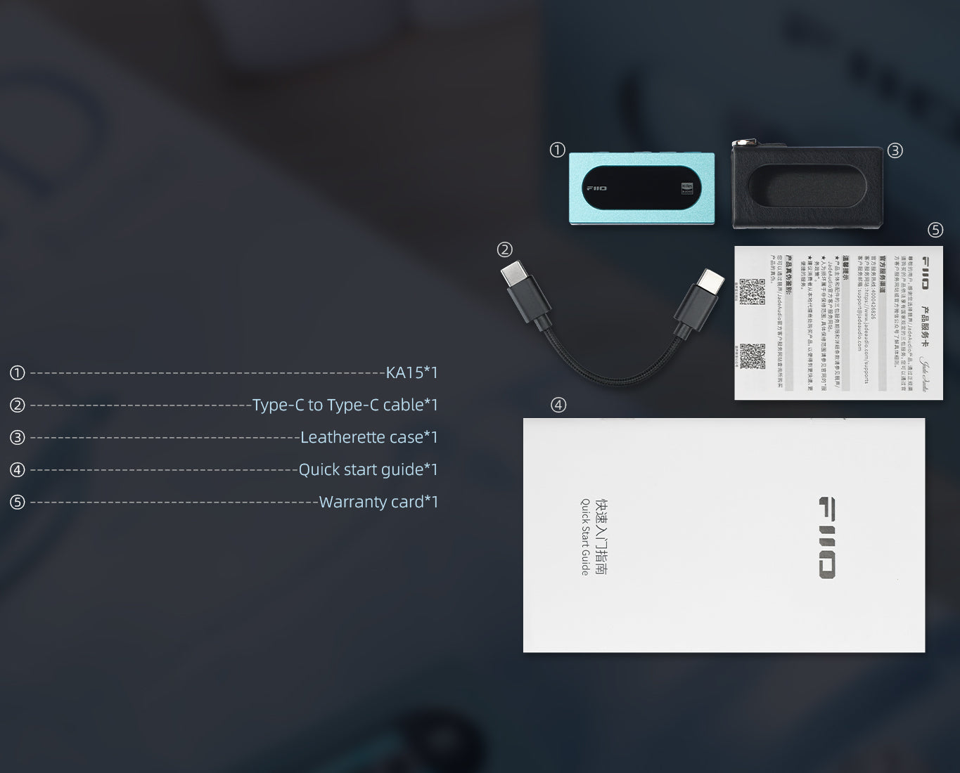 Apos Audio Apos Headphone DAC/Amp FiiO KA15 DAC and Headphone Amplifier