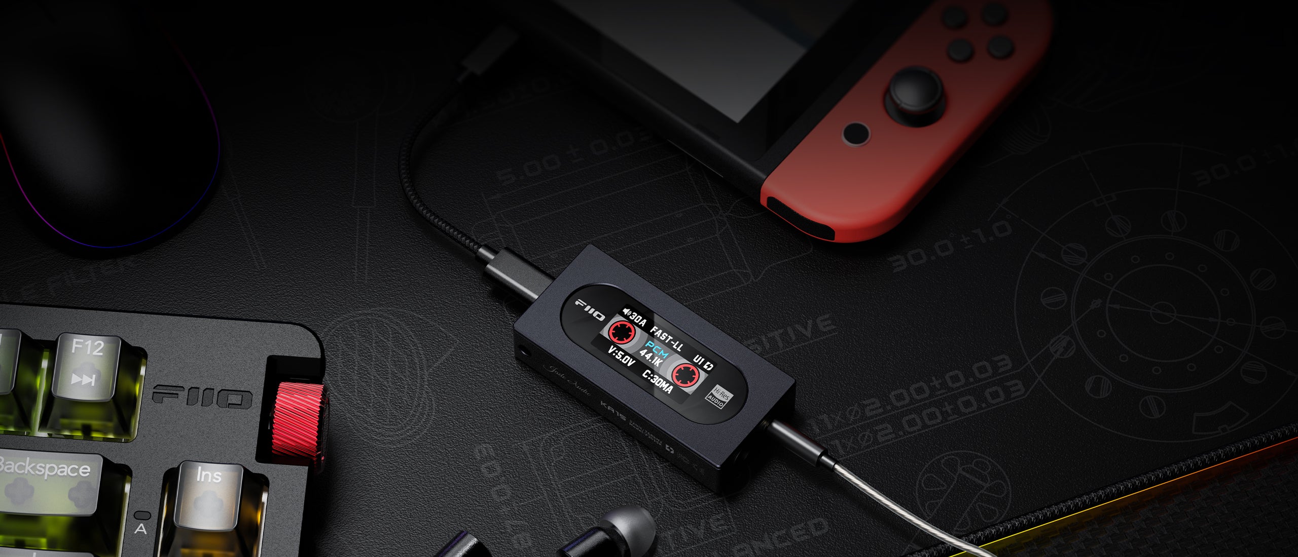 Apos Audio Apos Headphone DAC/Amp FiiO KA15 DAC and Headphone Amplifier