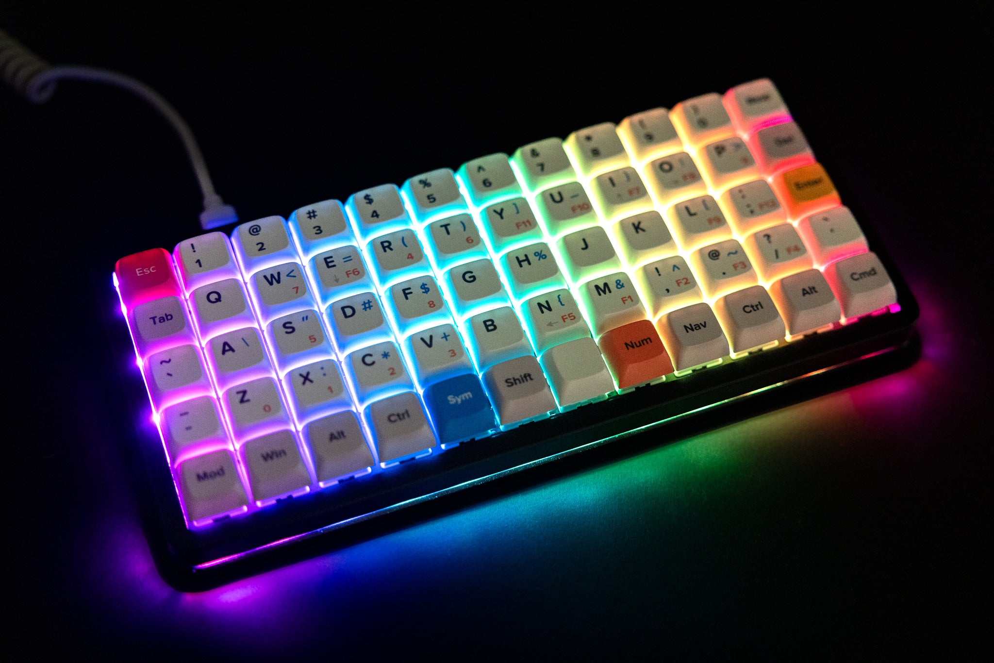 Apos Audio Apos Mechanical Keyboards Apos x OLKB Preonic Rev 4 Ortholinear Keyboard