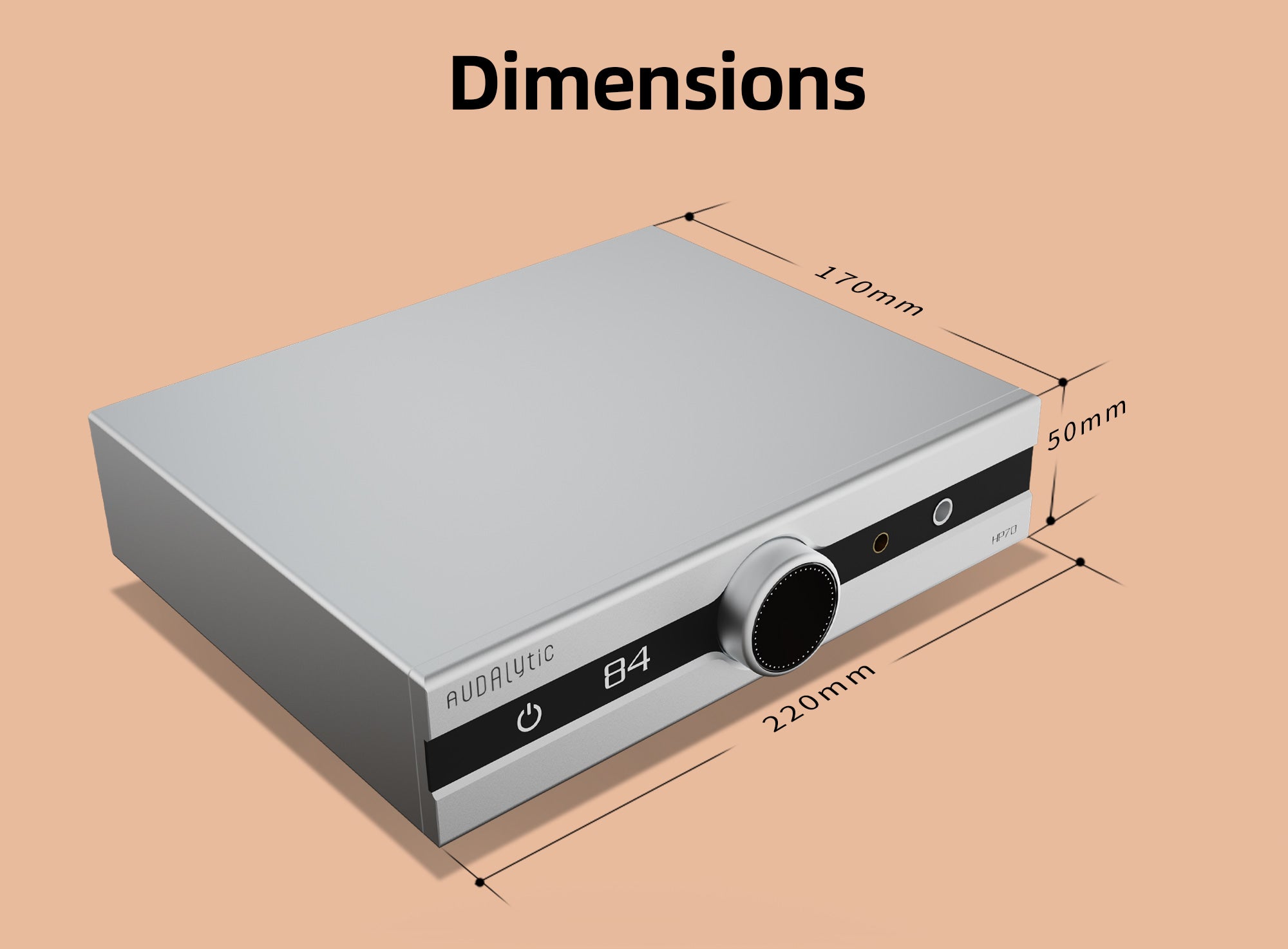 Apos Audio Audalytic Headphone Amp Adualytic HP70 Fully-Balanced Discrete Headphone Amplifier