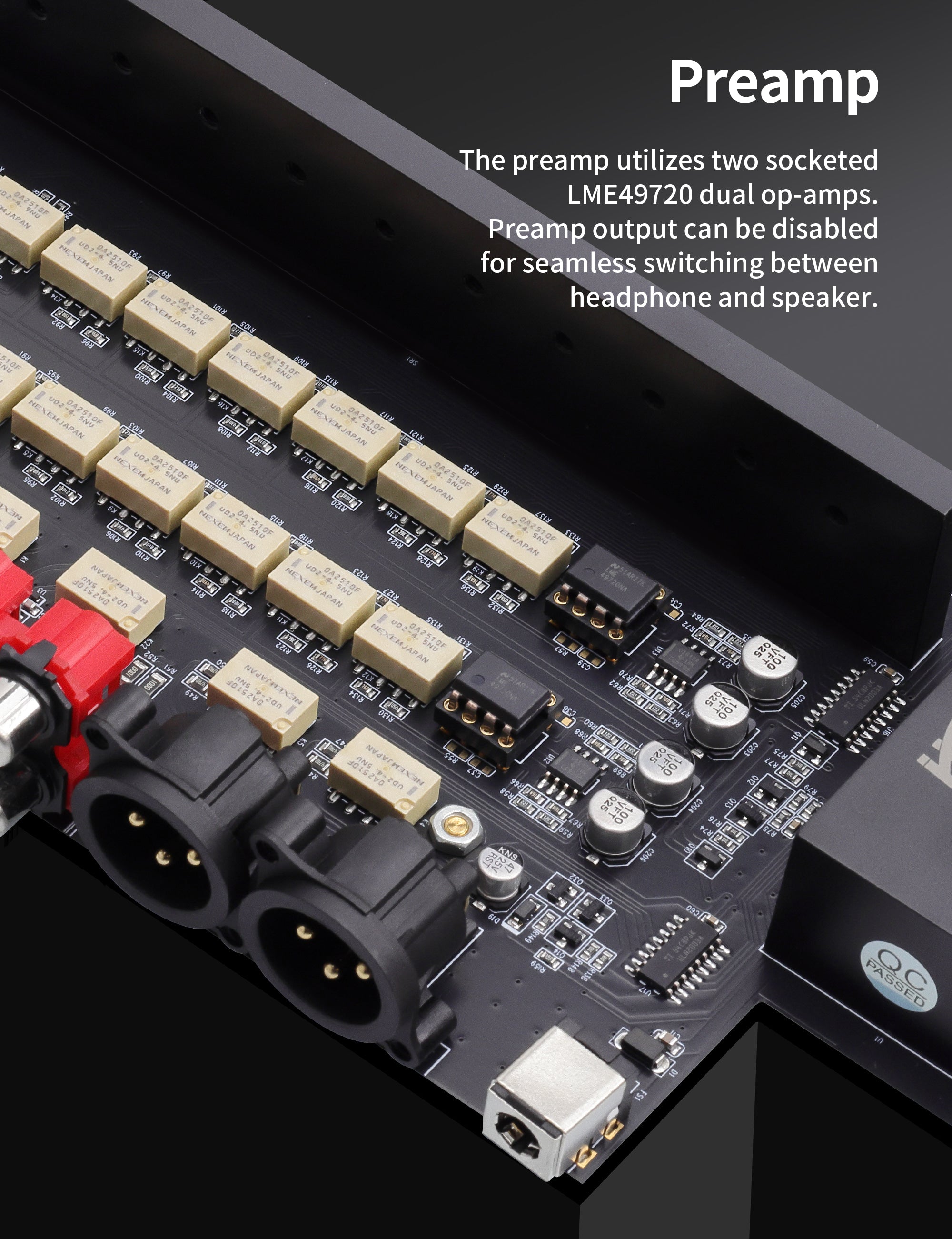 Apos Audio Audalytic Headphone Amp Adualytic HP70 Fully-Balanced Discrete Headphone Amplifier