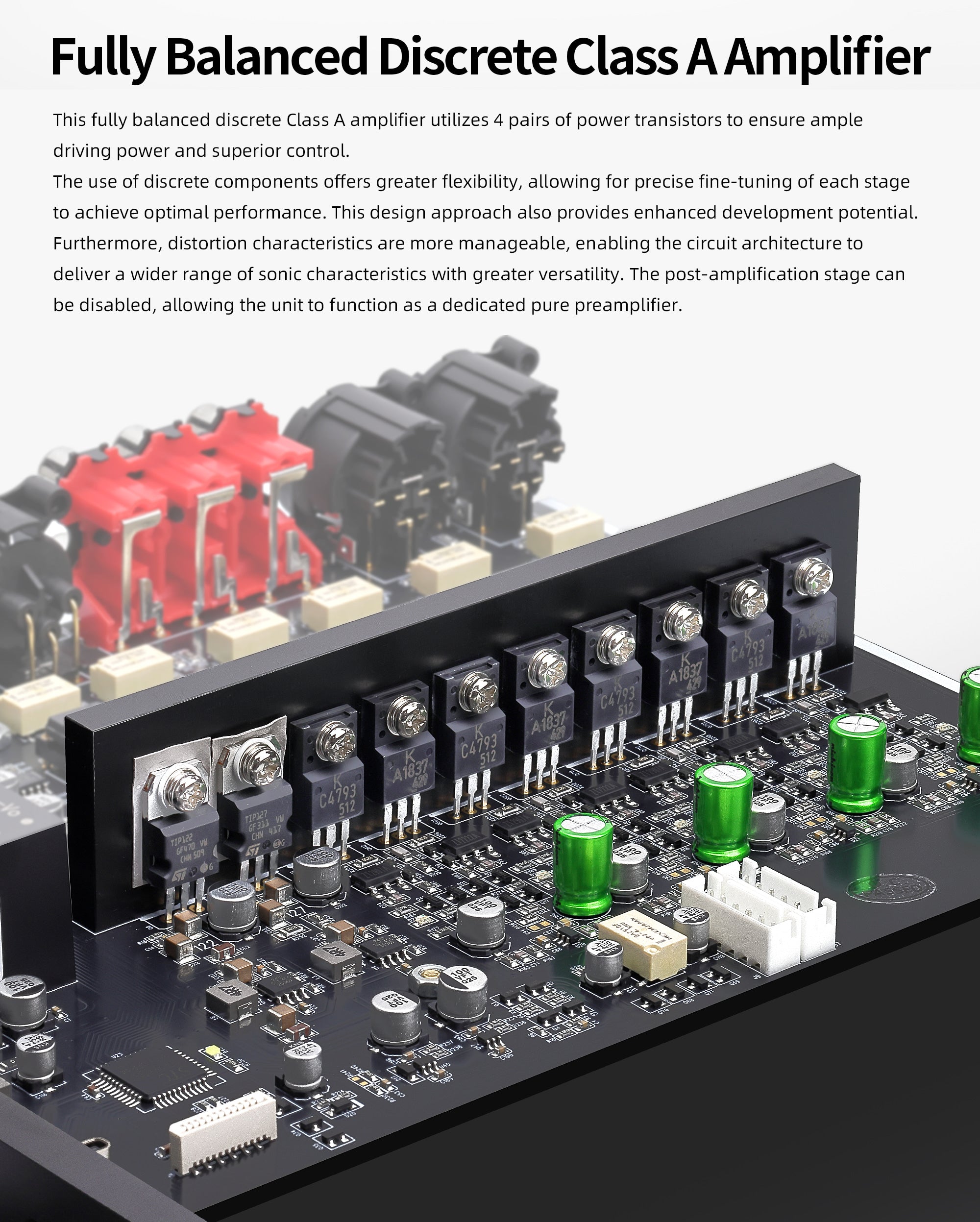 Apos Audio Audalytic Headphone Amp Adualytic HP70 Fully-Balanced Discrete Headphone Amplifier