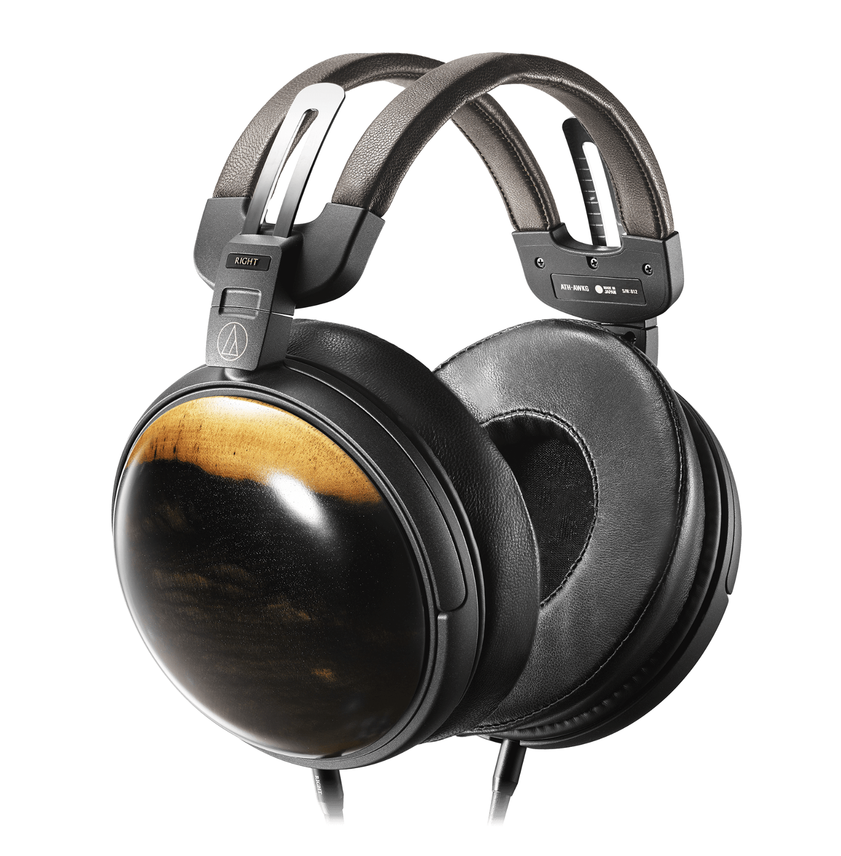Apos Audio Audio-Technica Headphone Audio-Technica NARUKAMI ATH-AWKG Audiophile Closed-back Dynamic Wooden Headphones