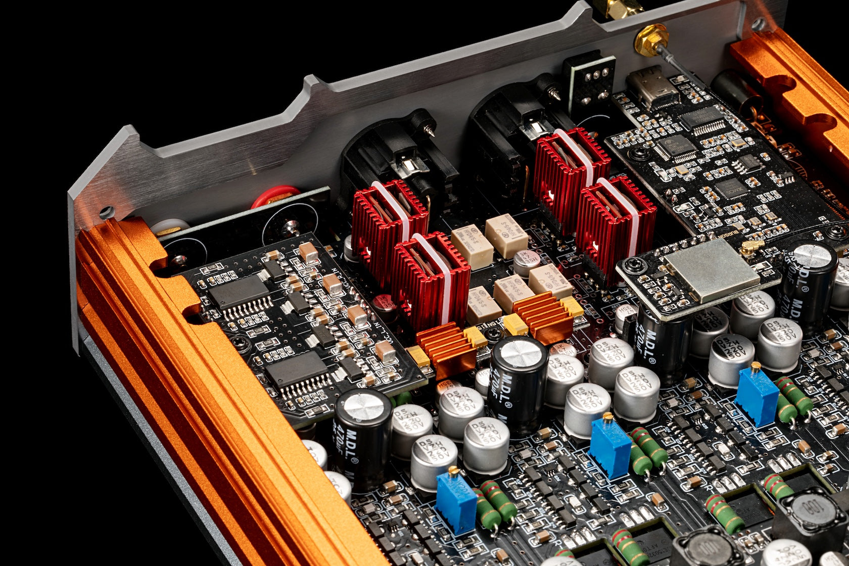 Apos Audio Burson Headphone DAC/Amp Burson CONDUCTOR STELLAR 8W XLR Class-A Head Amp / Pre Amp / DAC