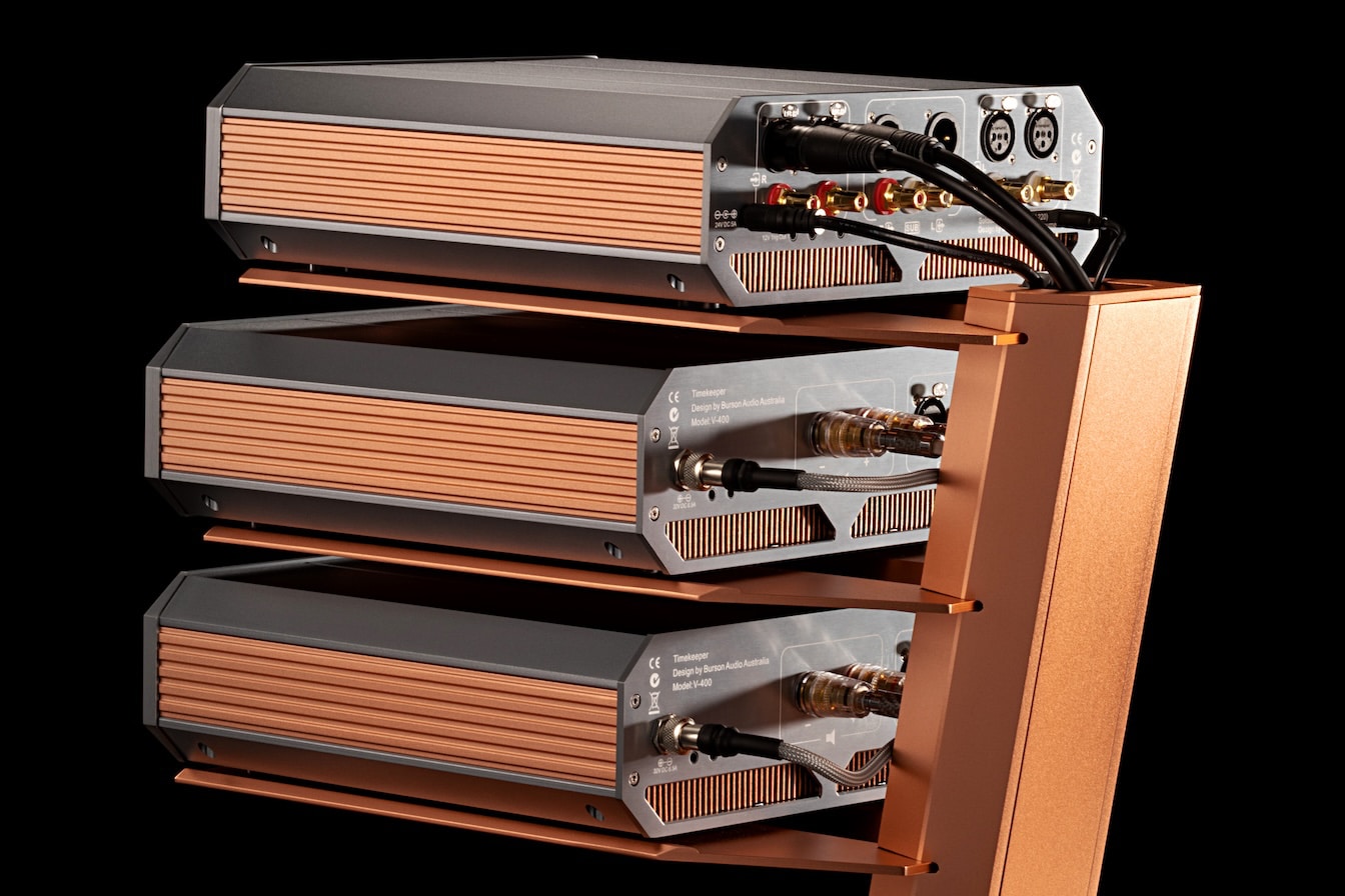 Apos Audio Burson Headphone DAC/Amp Burson Timekeeper Voyager 200W Class-AB Mono Block Power Amp