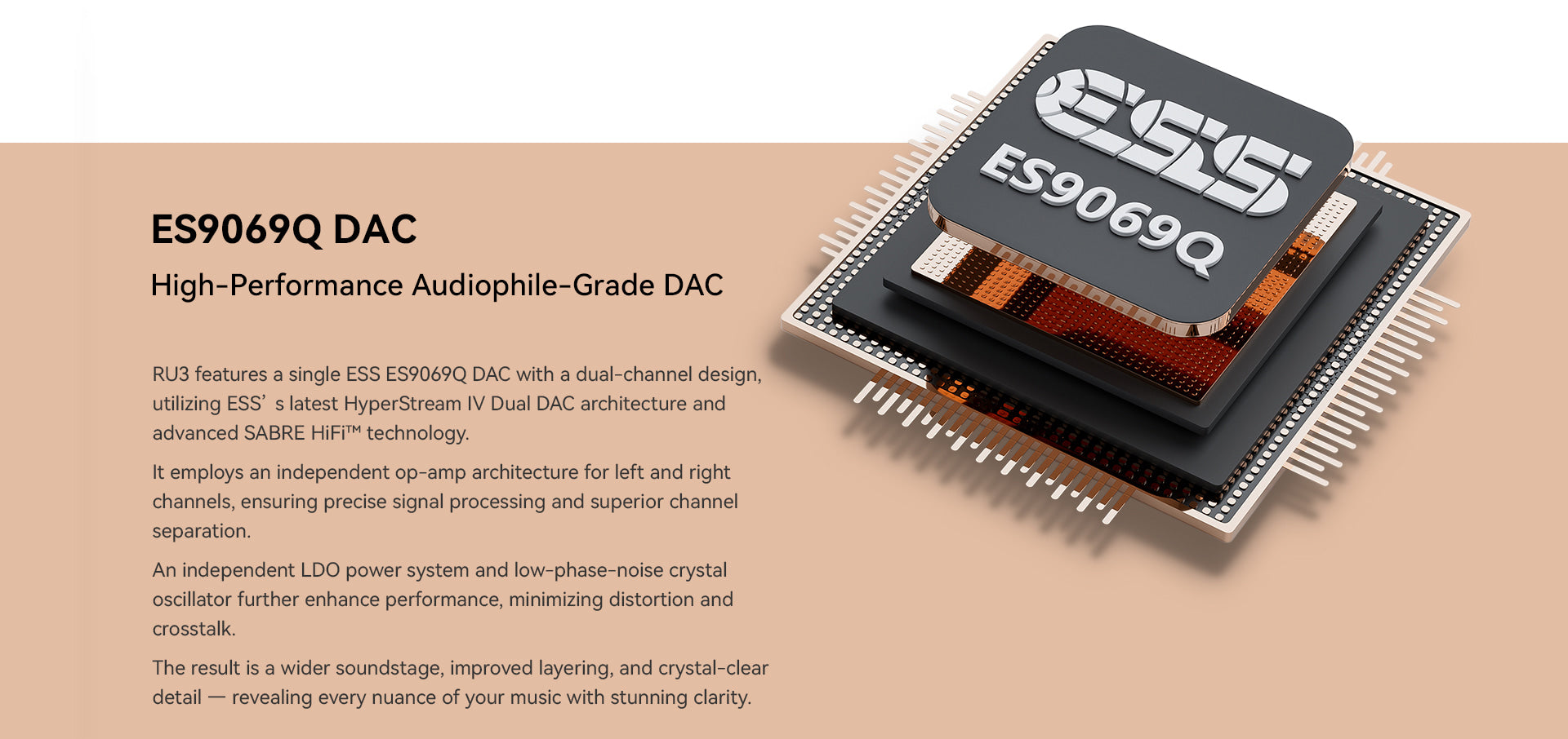 Apos Audio Cayin DAC (Digital-to-Analog Converter) Cayin RU3 Portable USB DAC/Amp