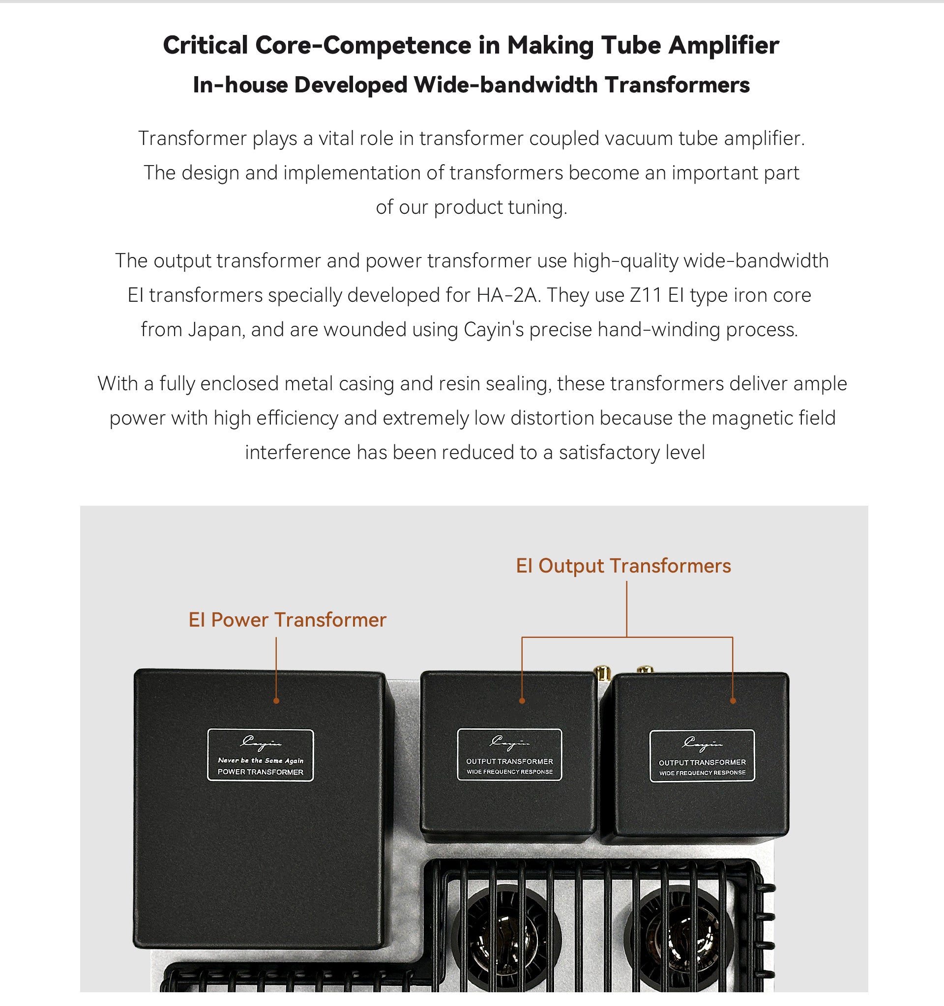 Apos Audio Cayin Headphone Amp (Tube) Cayin HA-2A Desktop Tube Headphone Amplifier