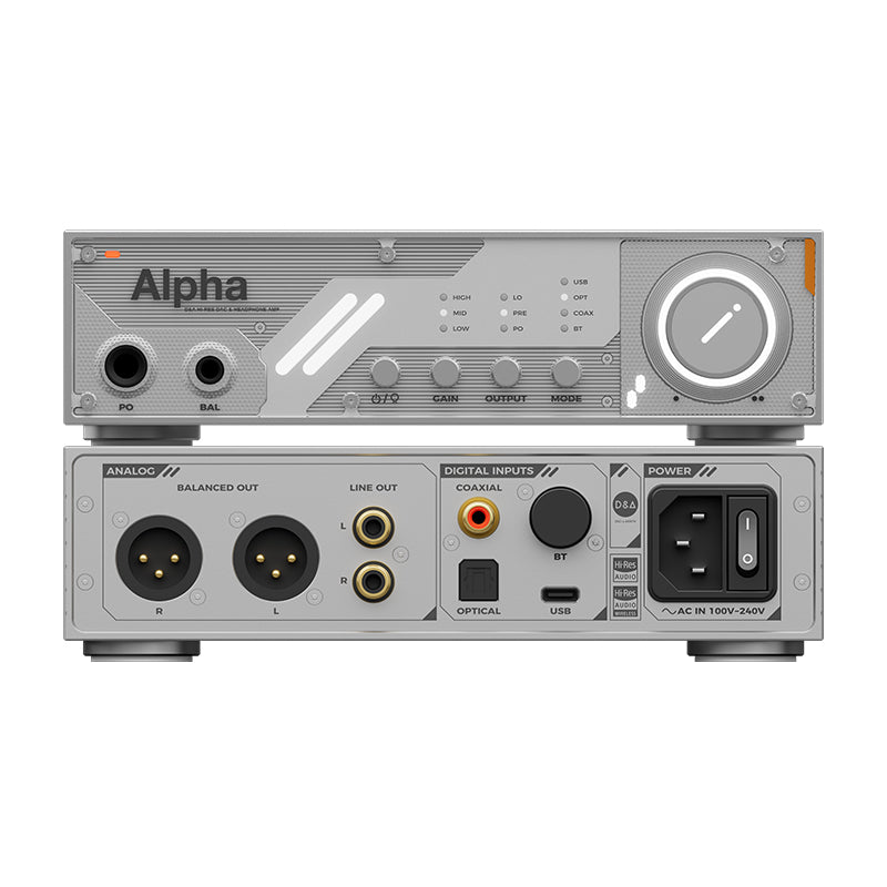 Apos Audio D&A Headphone DAC/Amp D&A Alpha Hi-Res DAC & Headphone Amp