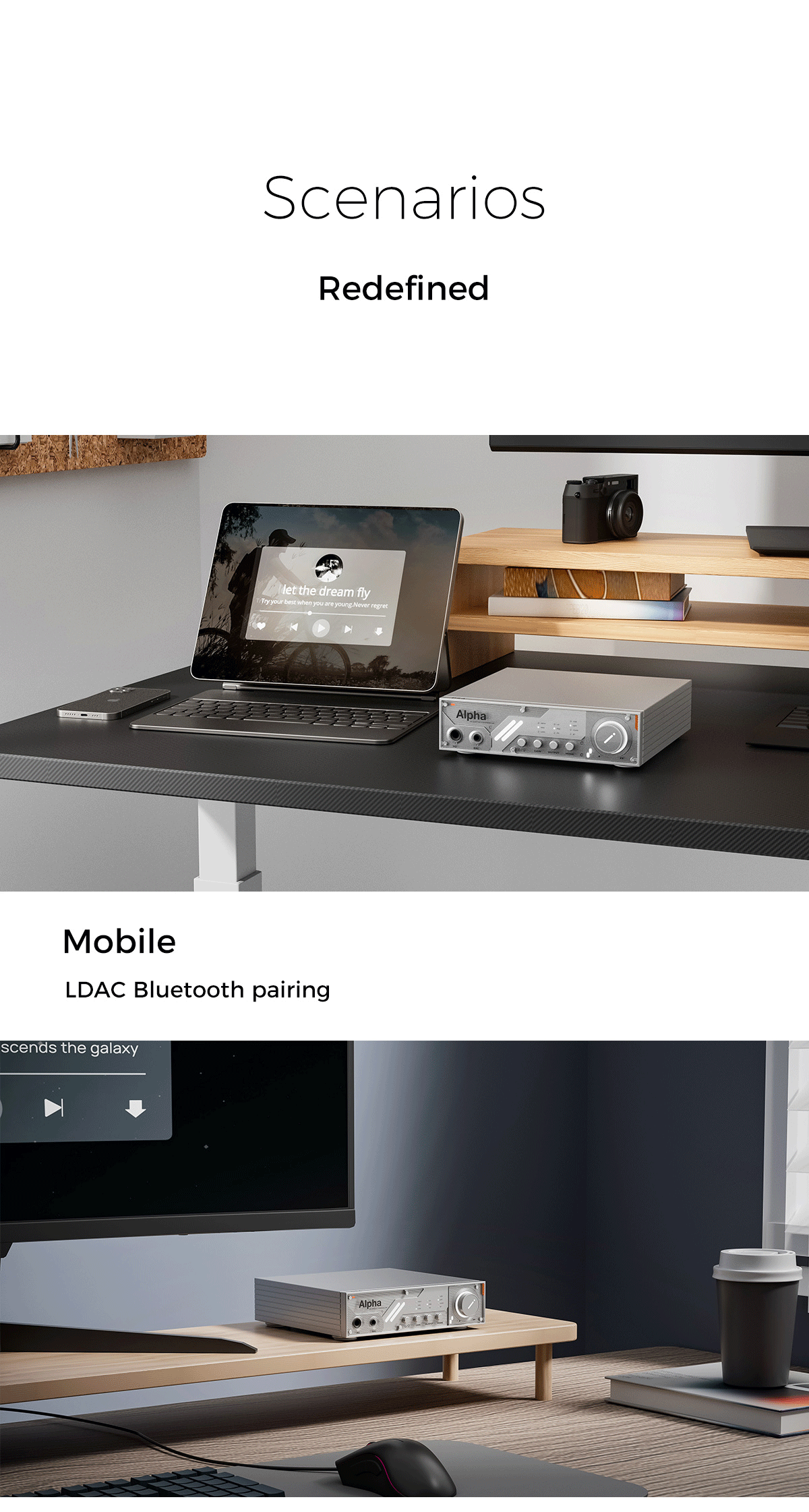 Apos Audio D&A Headphone DAC/Amp D&A Alpha Hi-Res DAC & Headphone Amp