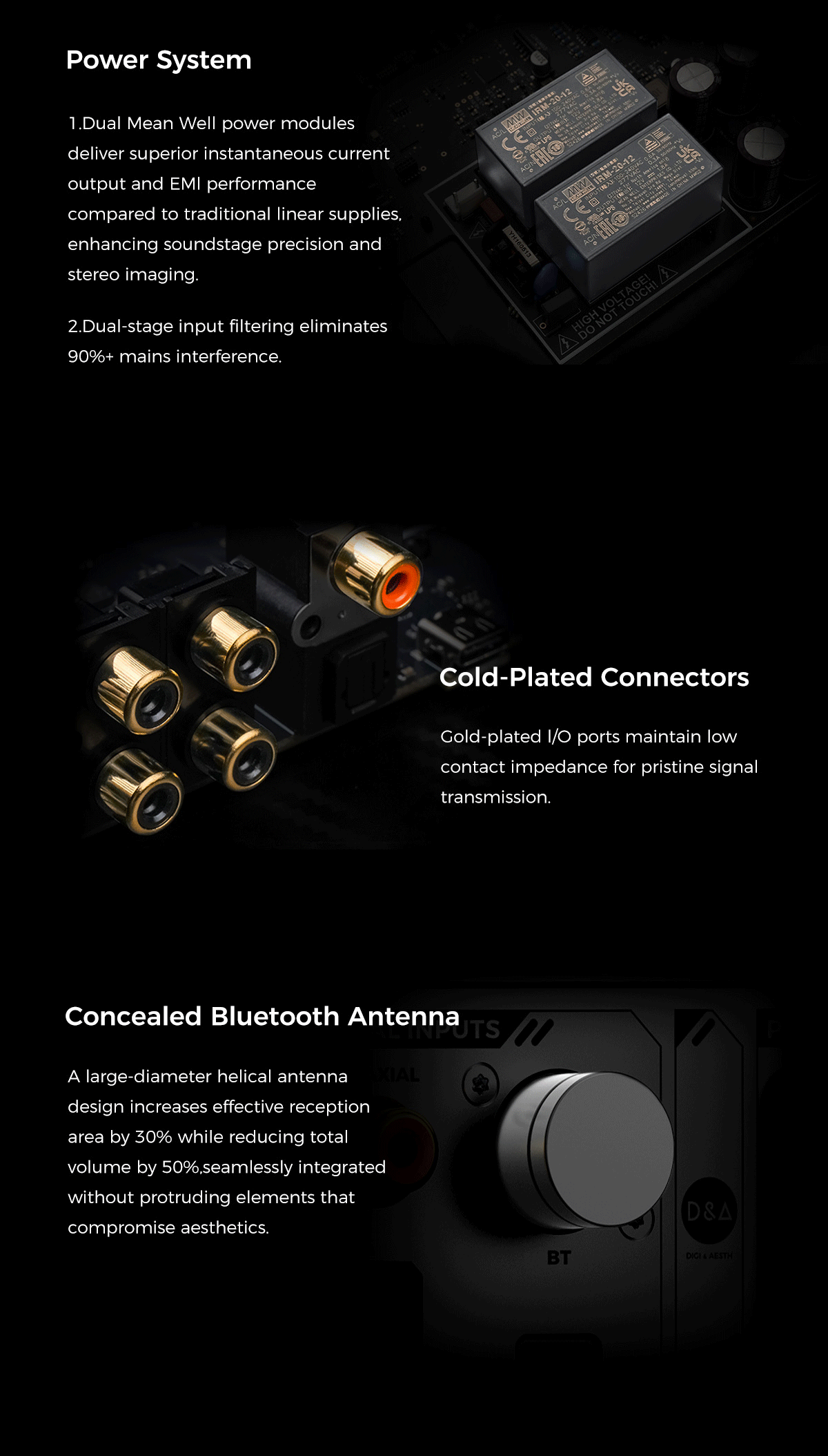 Apos Audio D&A Headphone DAC/Amp D&A Alpha Hi-Res DAC & Headphone Amp