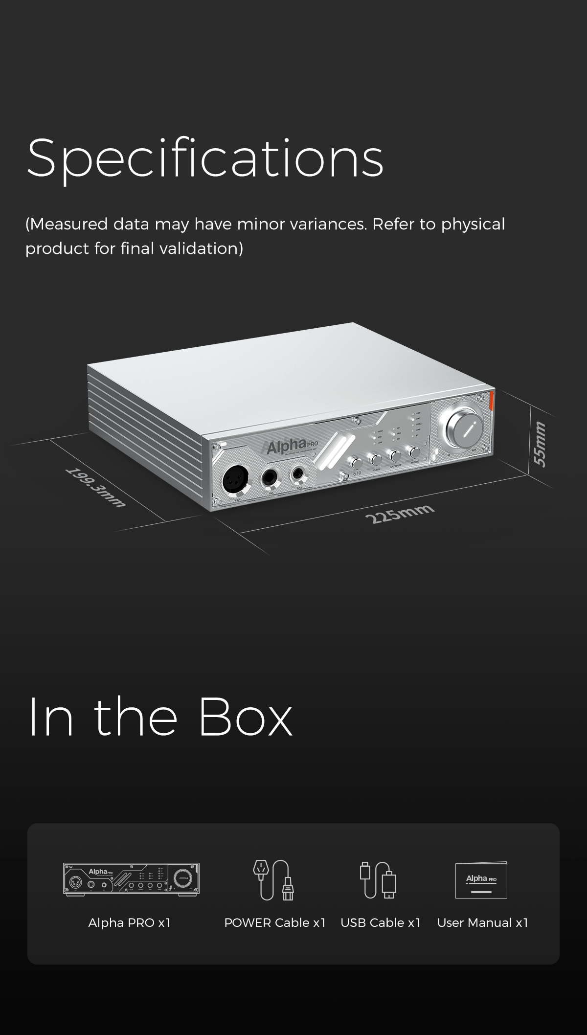 Apos Audio D&A Headphone DAC/Amp D&A Alpha Pro Hi-Res DAC & Headphone Amp
