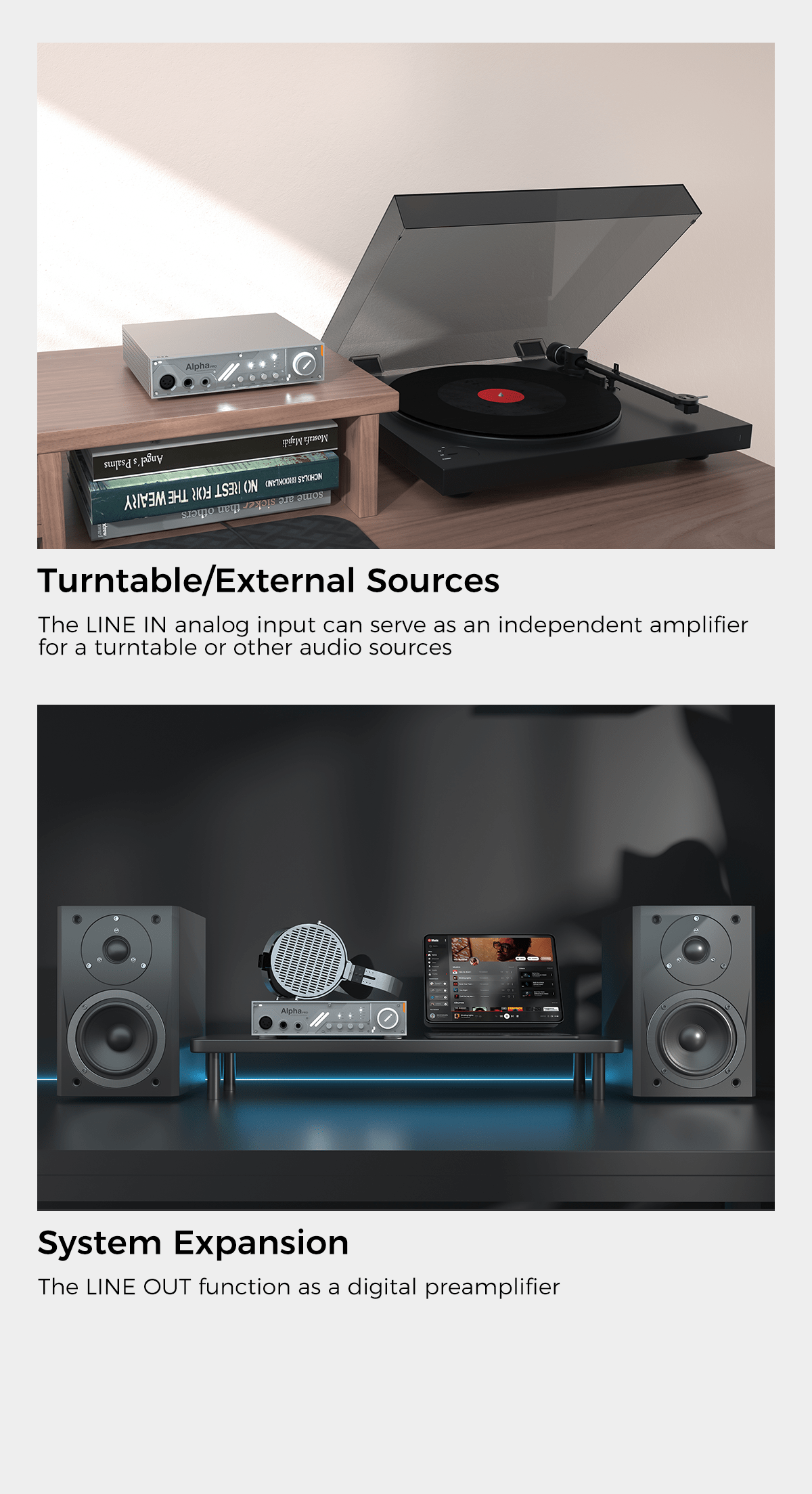 Apos Audio D&A Headphone DAC/Amp D&A Alpha Pro Hi-Res DAC & Headphone Amp