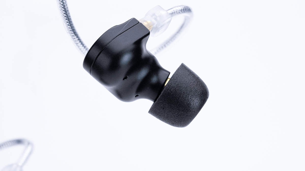 Apos Audio Dekoni Accessory Memory Foam Isolation Earphone Tips Black 4.9mm Mercury