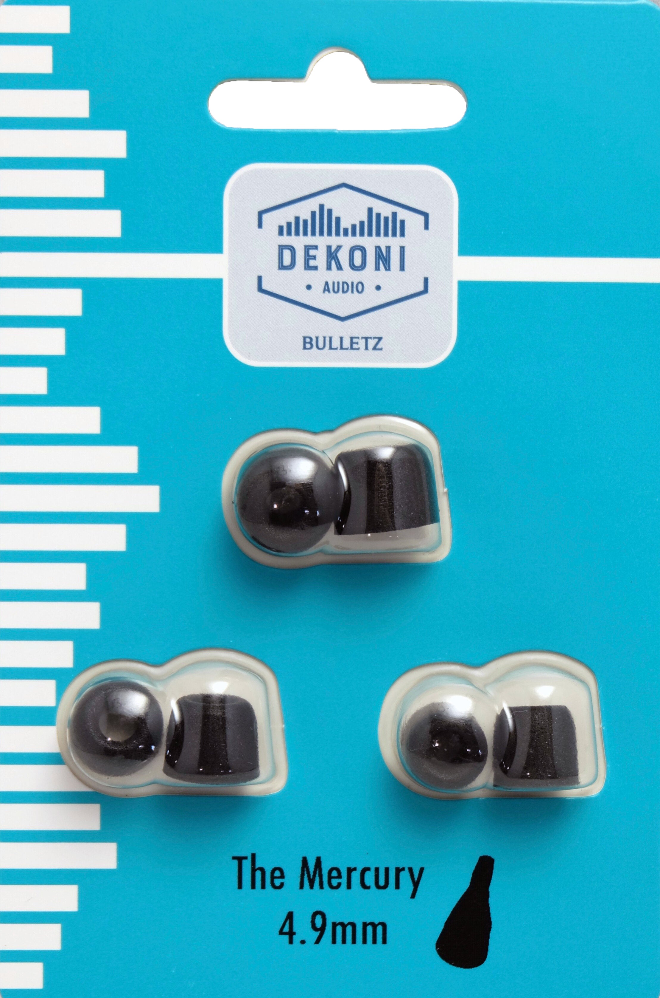 Apos Audio Dekoni Dekoni Audio ETZ-MERCURY Premium Memory Foam Isolation Earphone Tips Mercury 4.9mm