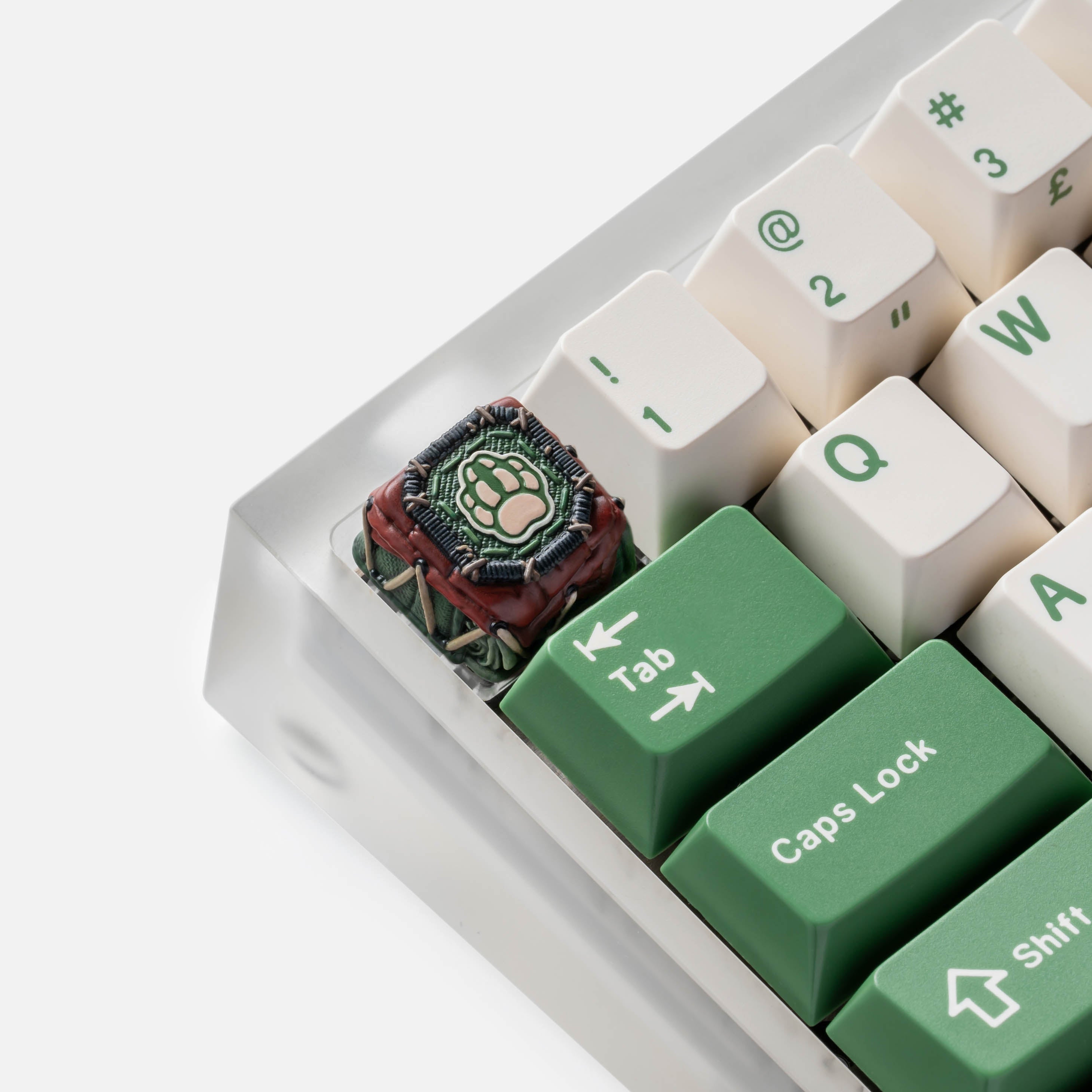 Apos Audio Dwarf Factory Keycaps Camper Badge - GMK Camping Artisans by Dwarf Factory
