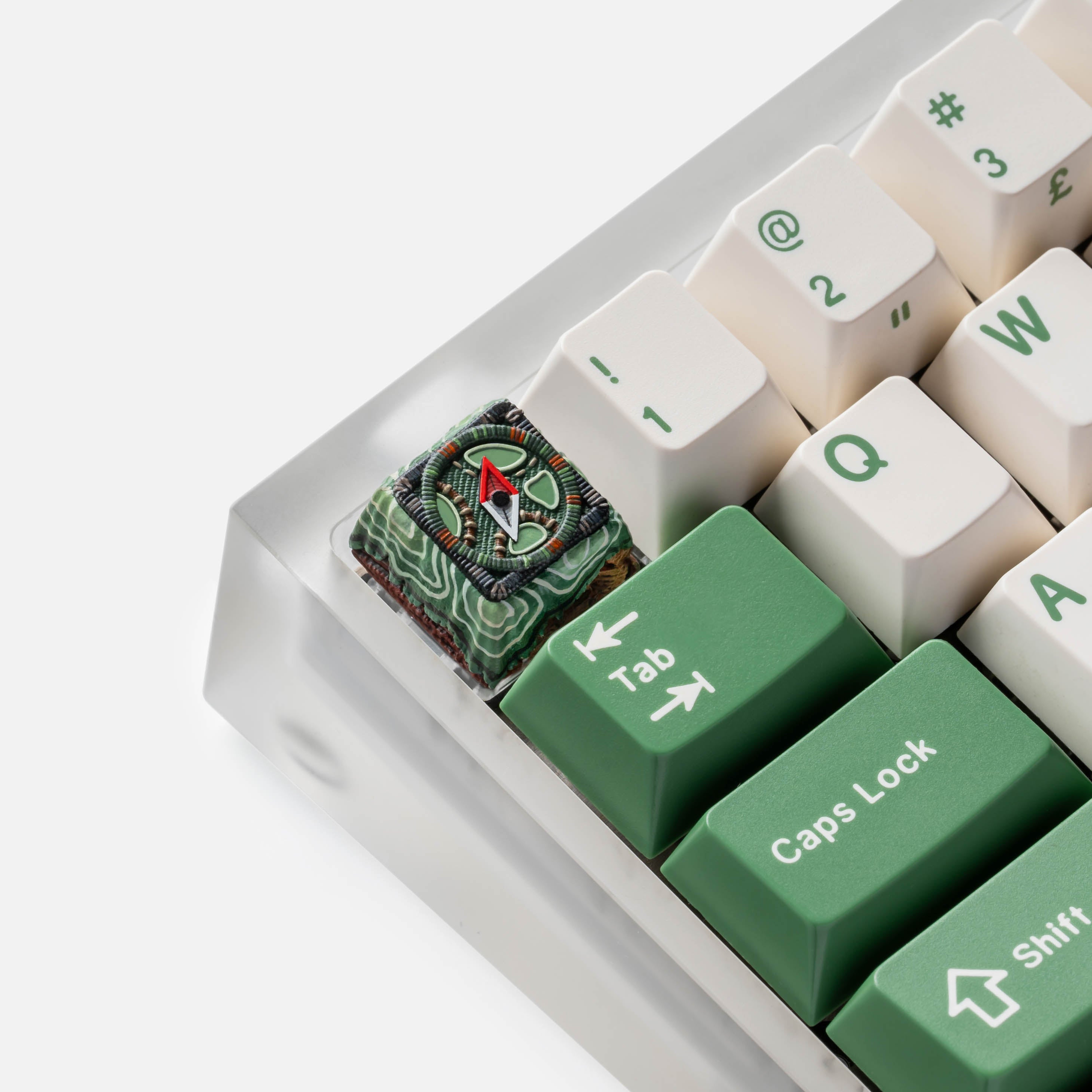 Apos Audio Dwarf Factory Keycaps Camper Badge - GMK Camping Artisans by Dwarf Factory