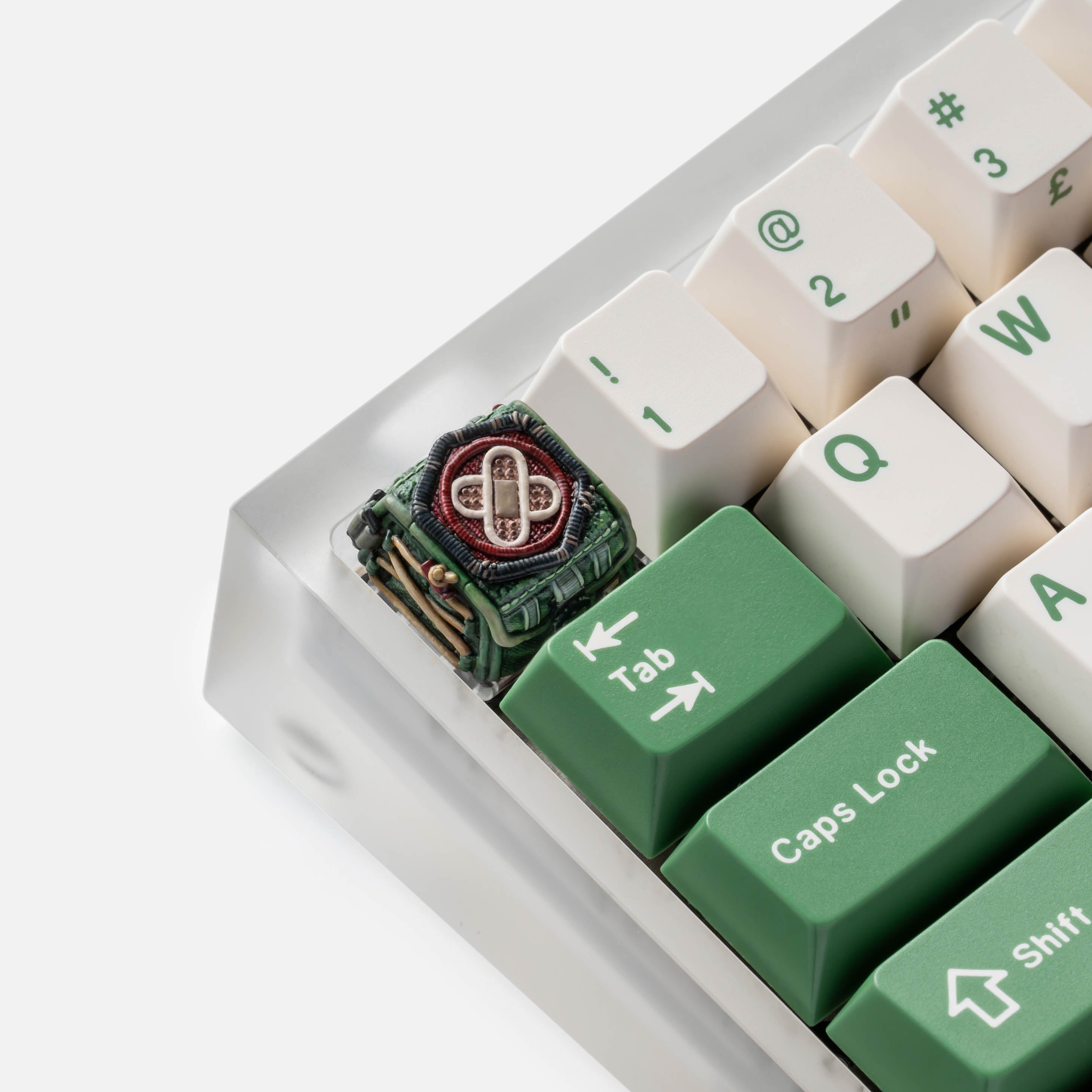 Apos Audio Dwarf Factory Keycaps Camper Badge - GMK Camping Artisans by Dwarf Factory