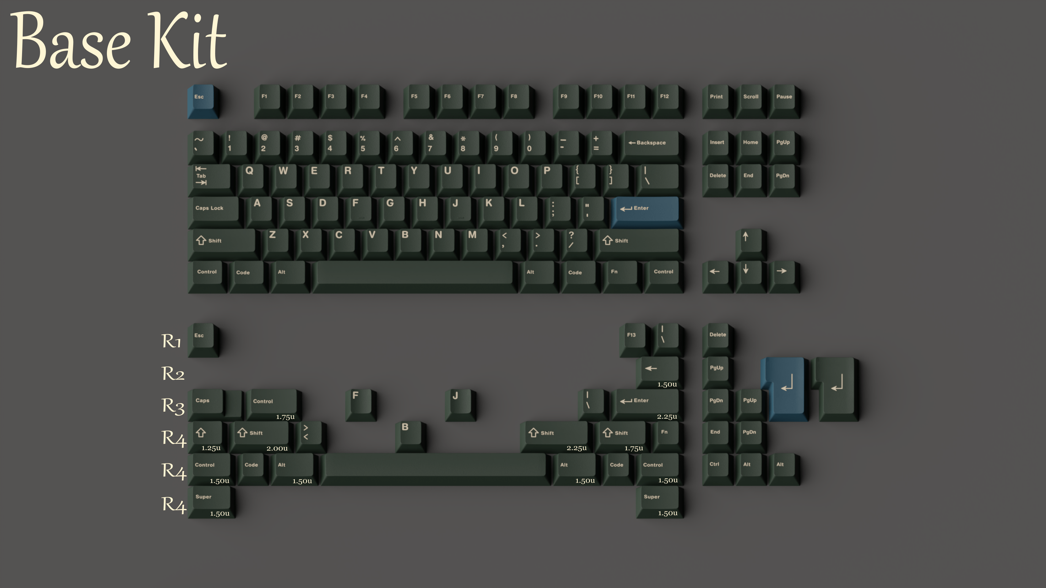 Apos Audio ePBT Keycaps ePBT Acadia Keycap Set