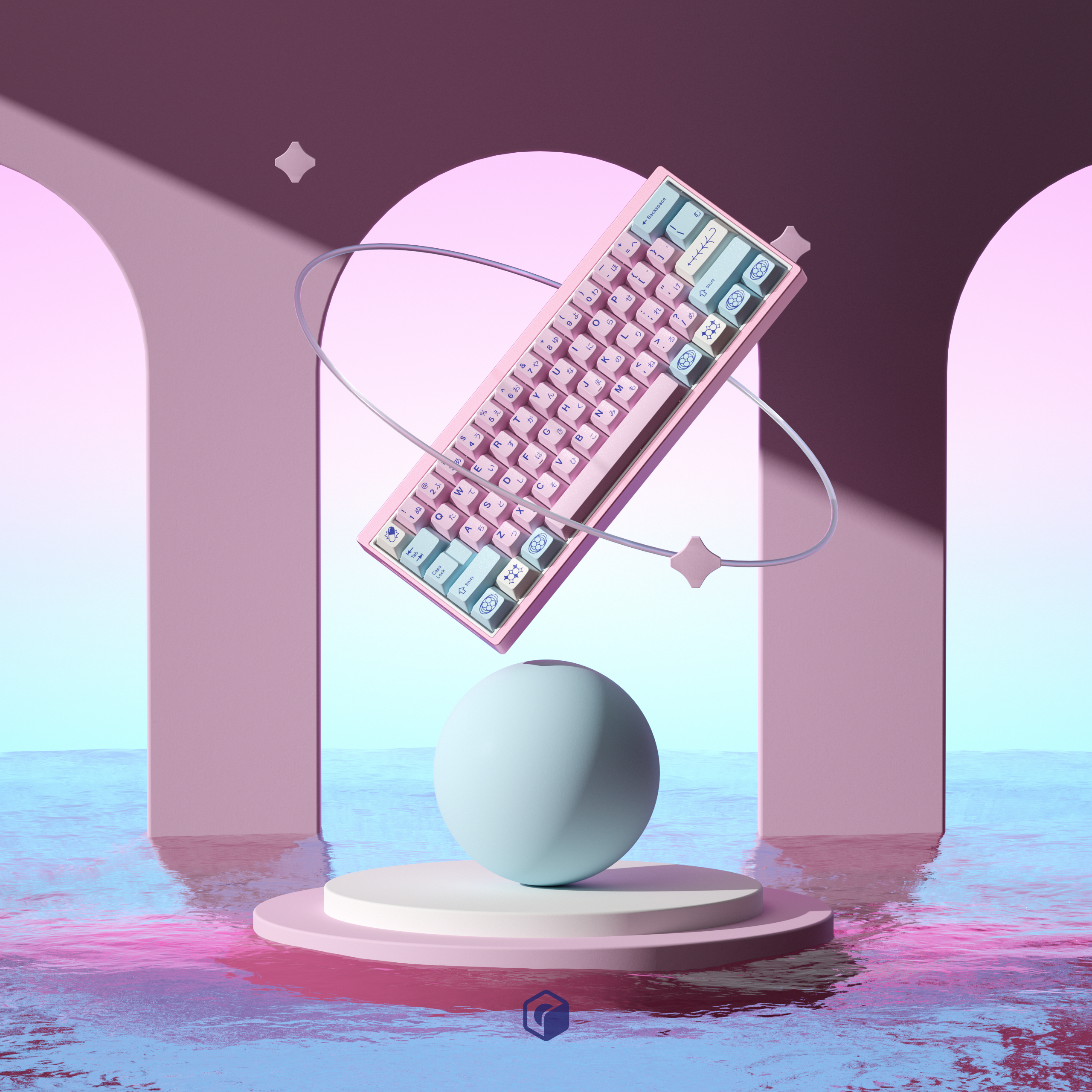 Apos Audio ePBT Keycaps ePBT Acid House & Sweet Girl Keycap Sets