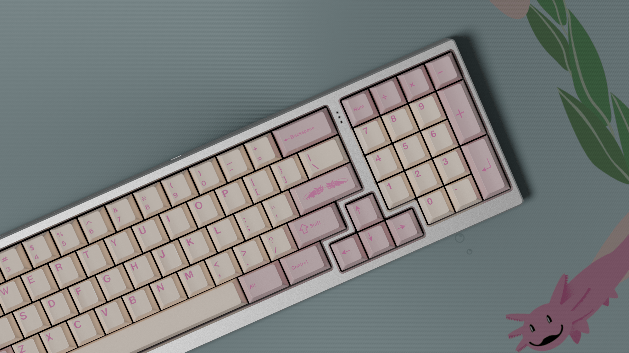 Apos Audio ePBT Keycaps ePBT Axolotls Keycap Set