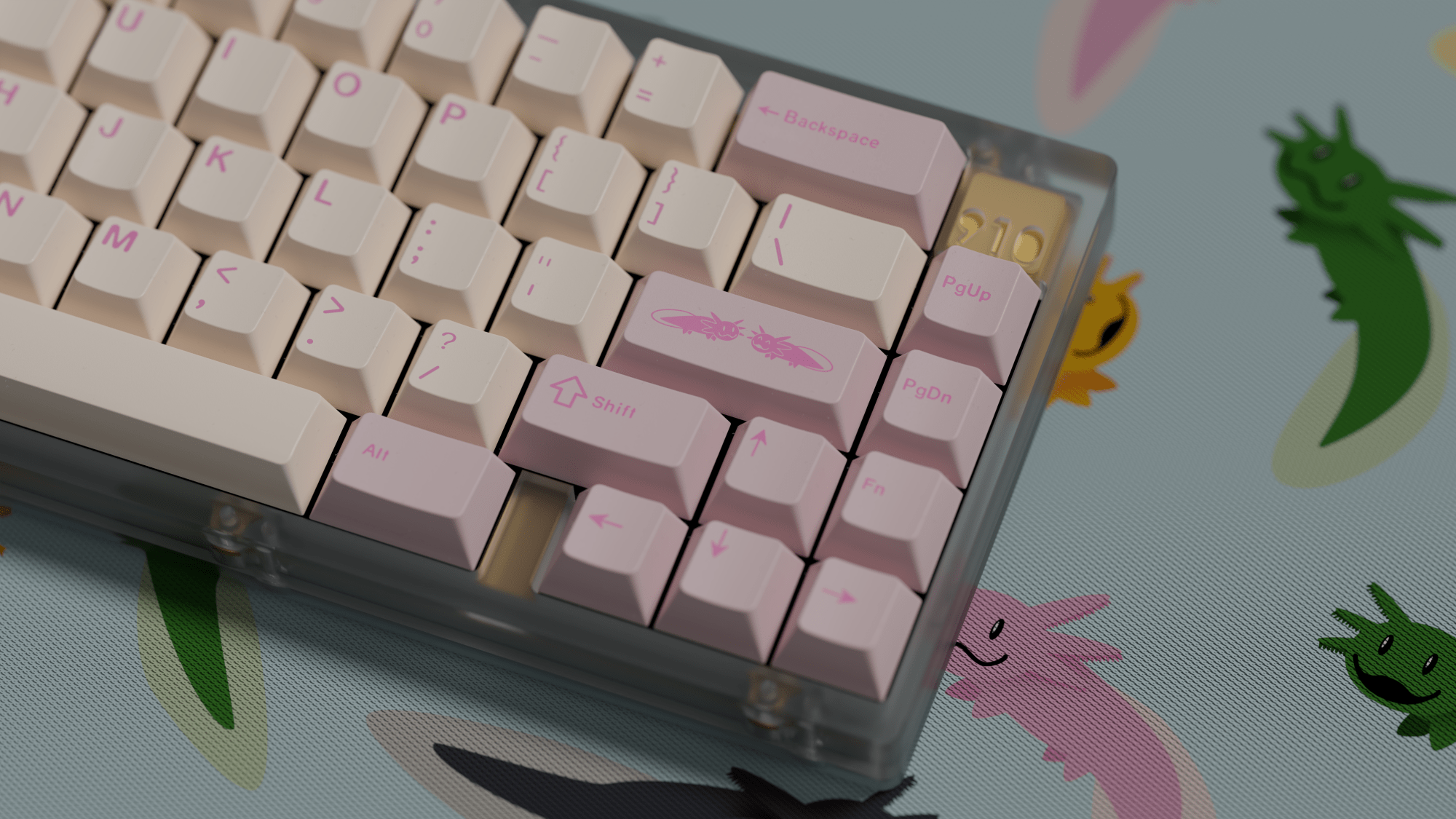 Apos Audio ePBT Keycaps ePBT Axolotls Keycap Set
