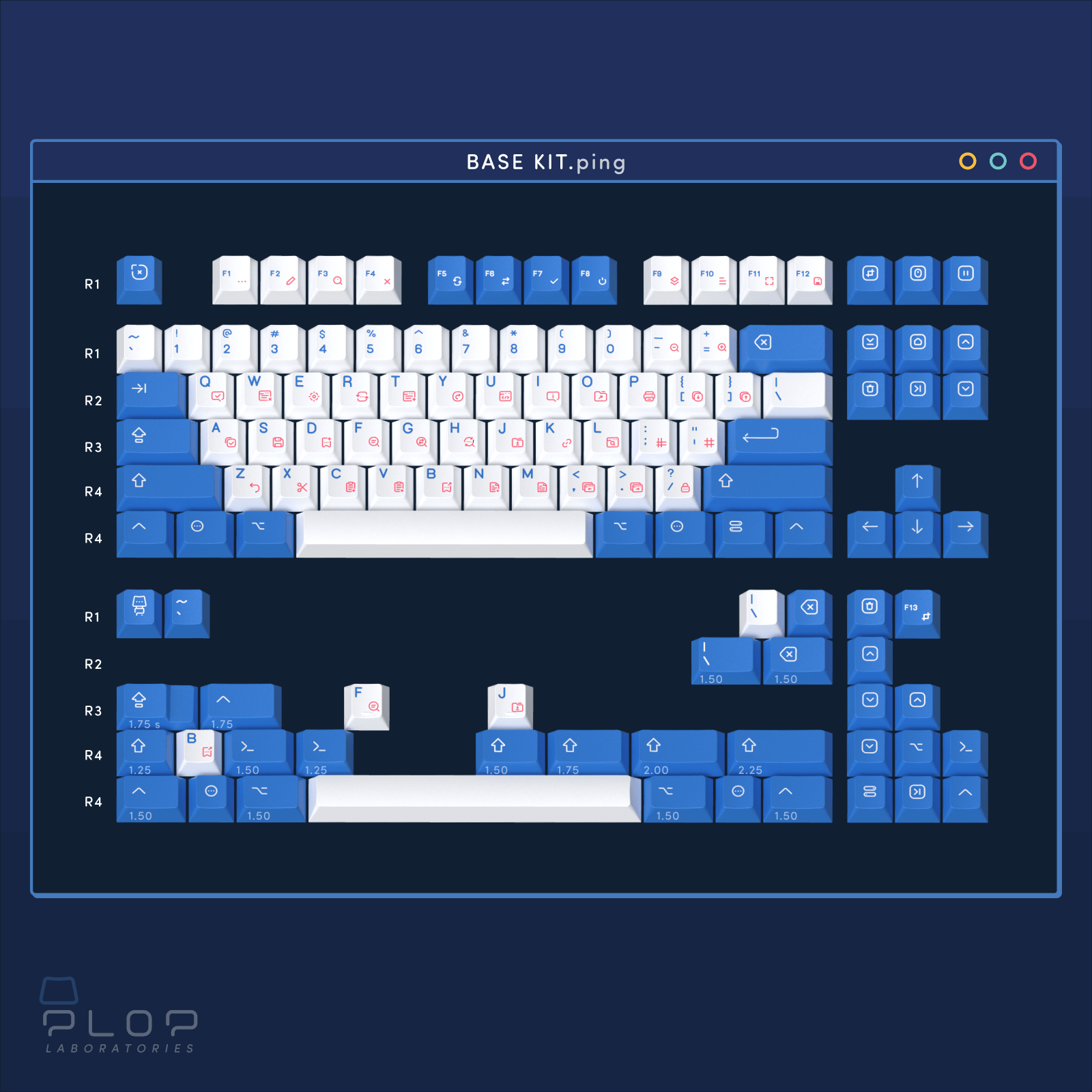 Apos Audio ePBT Keycaps ePBT Ping Keycap Set