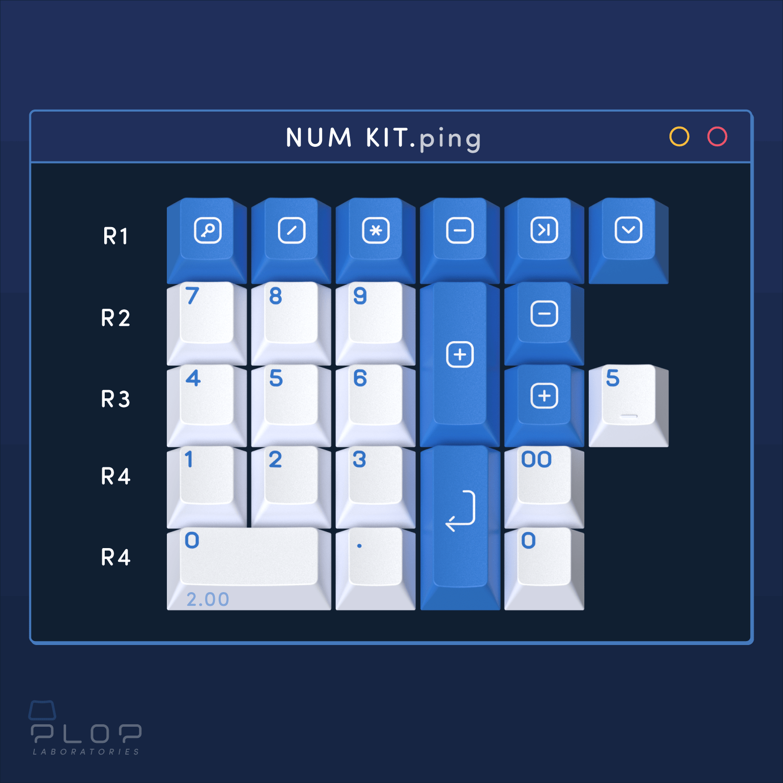 Apos Audio ePBT Keycaps ePBT Ping Keycap Set