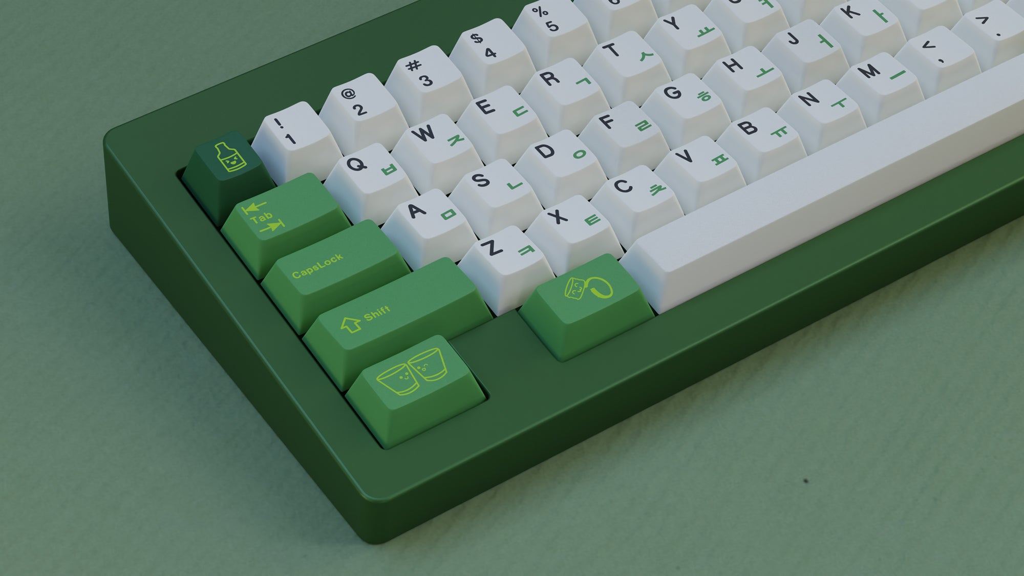 Apos Audio ePBT Keycaps ePBT Soju Keycap Set