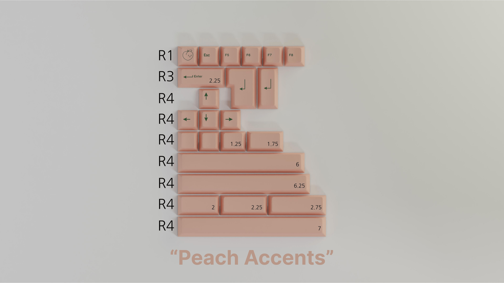 Apos Audio ePBT Keycaps ePBT Soju Keycap Set
