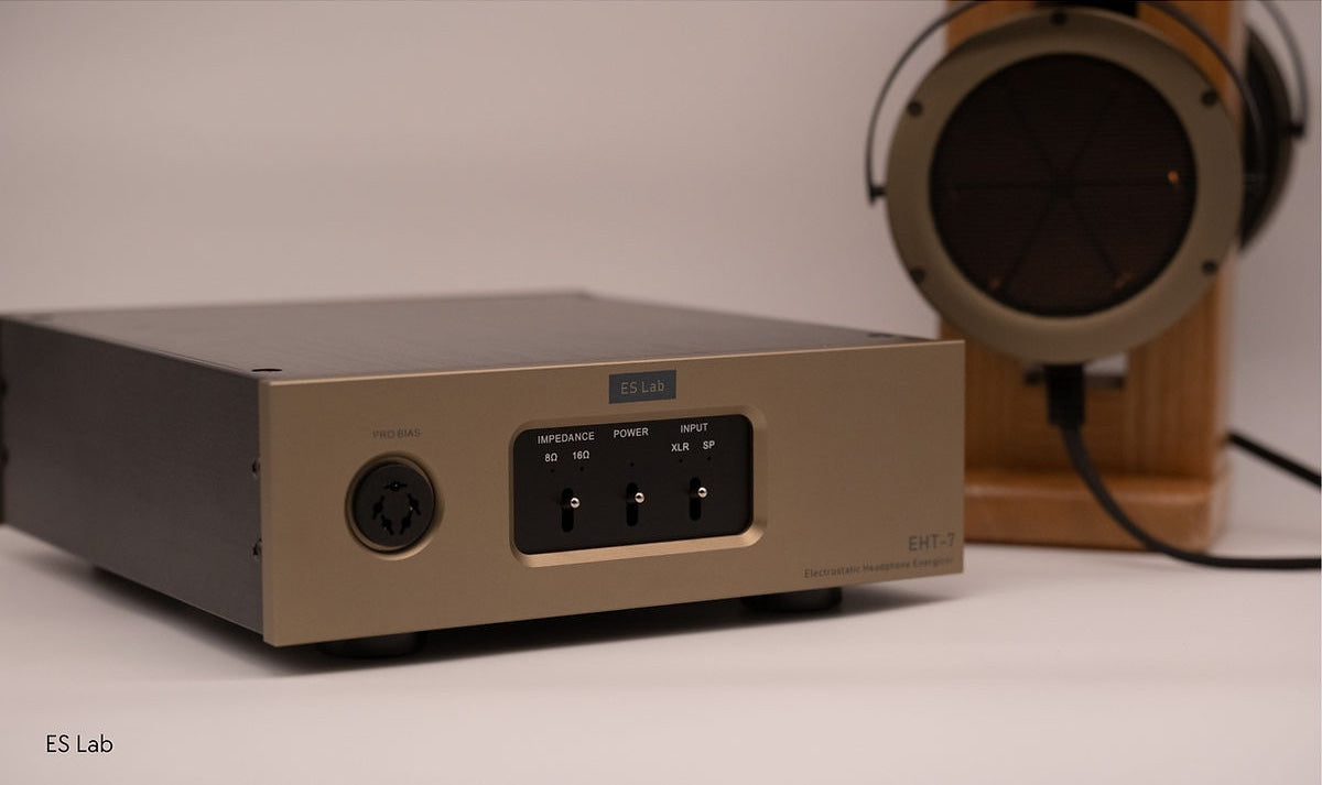 Apos Audio ES Lab Headphone Amp ES Lab EHT-7 Electrostatic Headphones Energizer