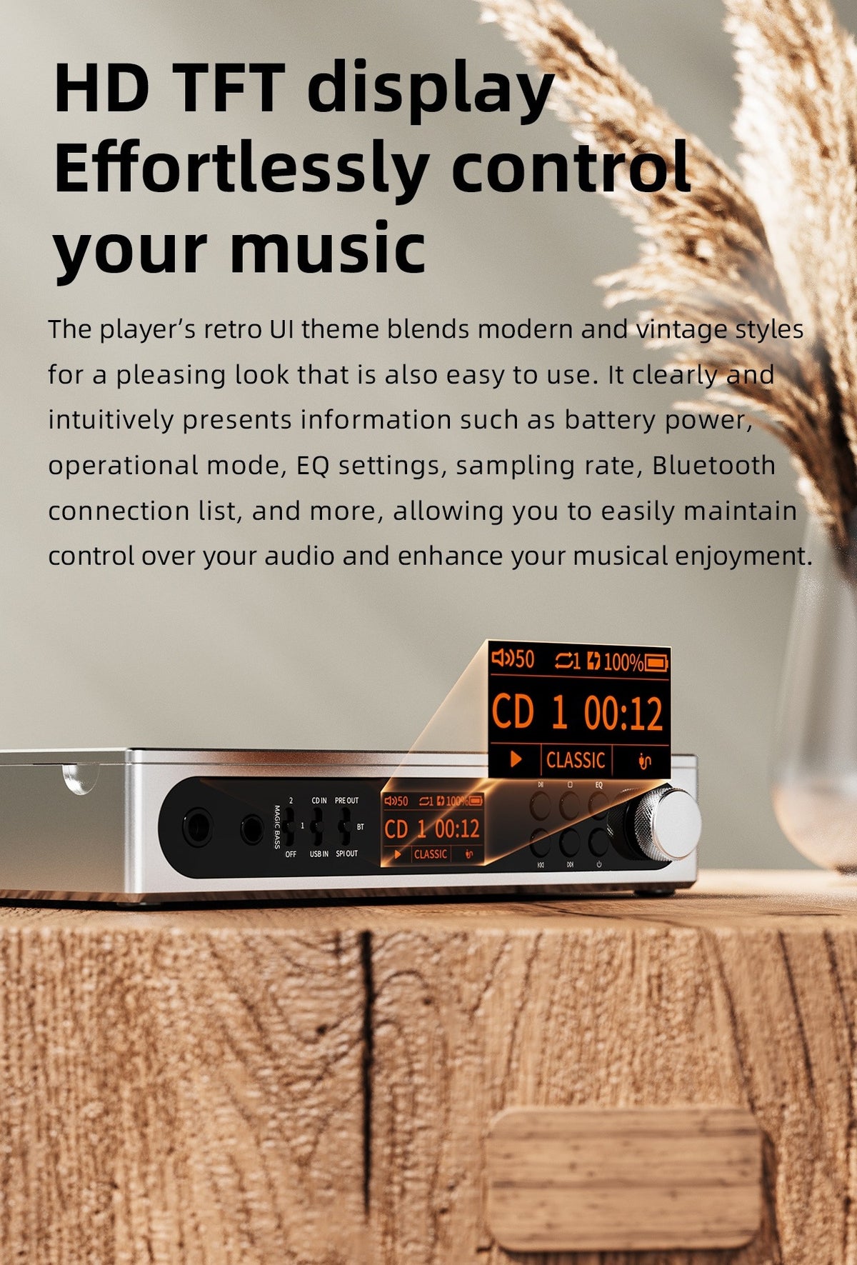 Apos Audio FiiO CD Players & Recorders FIIO DM15 Portable Stereo CD Player