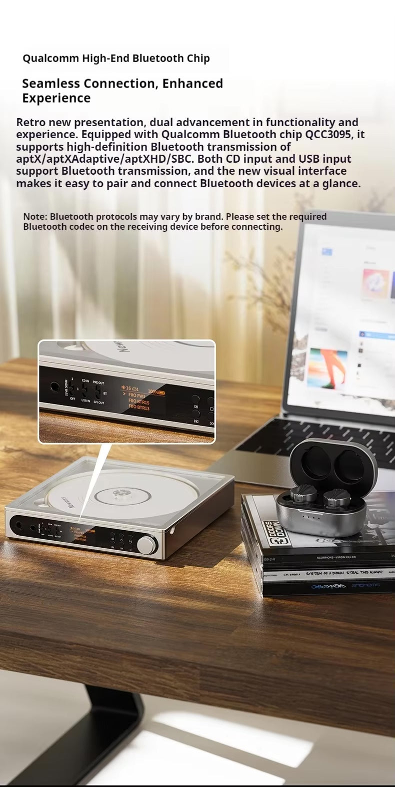 Apos Audio FiiO CD Players & Recorders FiiO DM15 R2R CD Player