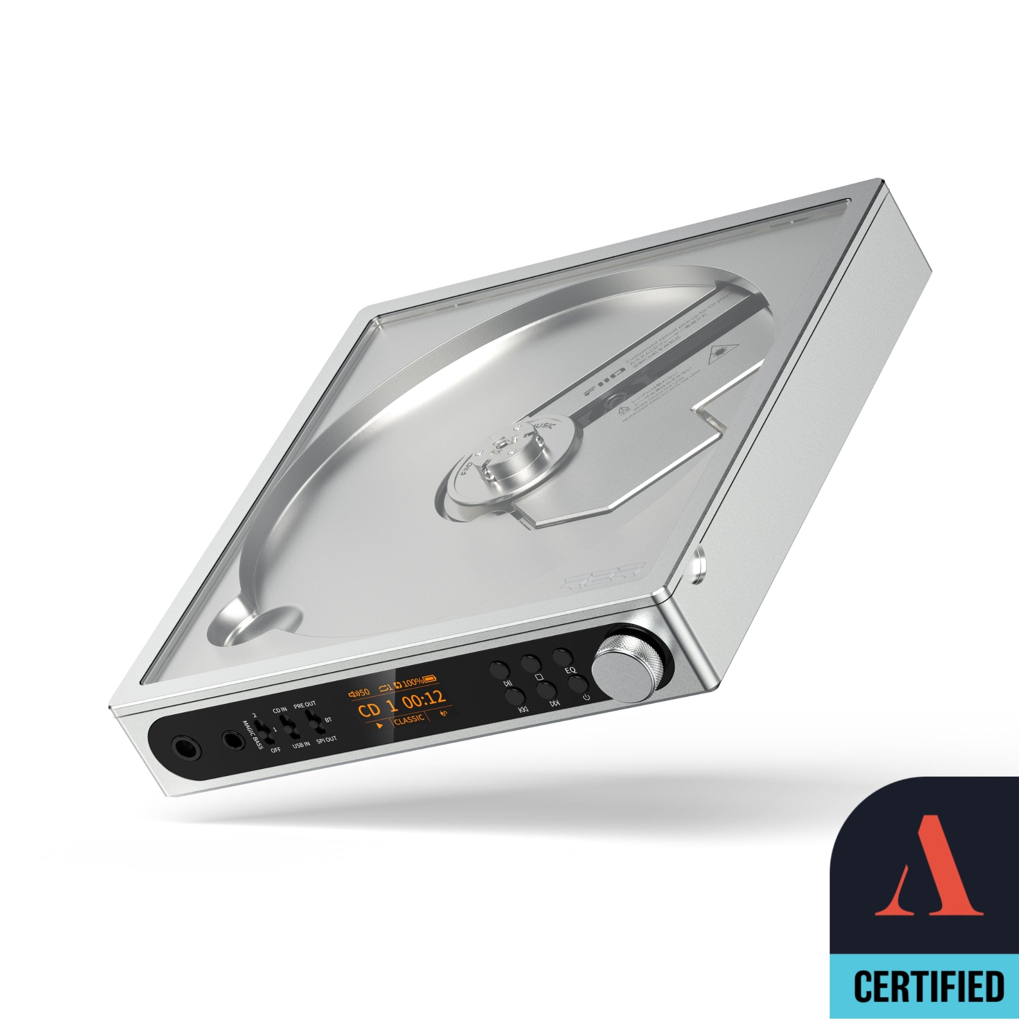 Apos Audio FiiO CD Players & Recorders FiiO DM15 R2R CD Player (Apos Certified) Black / Open Box - Like New