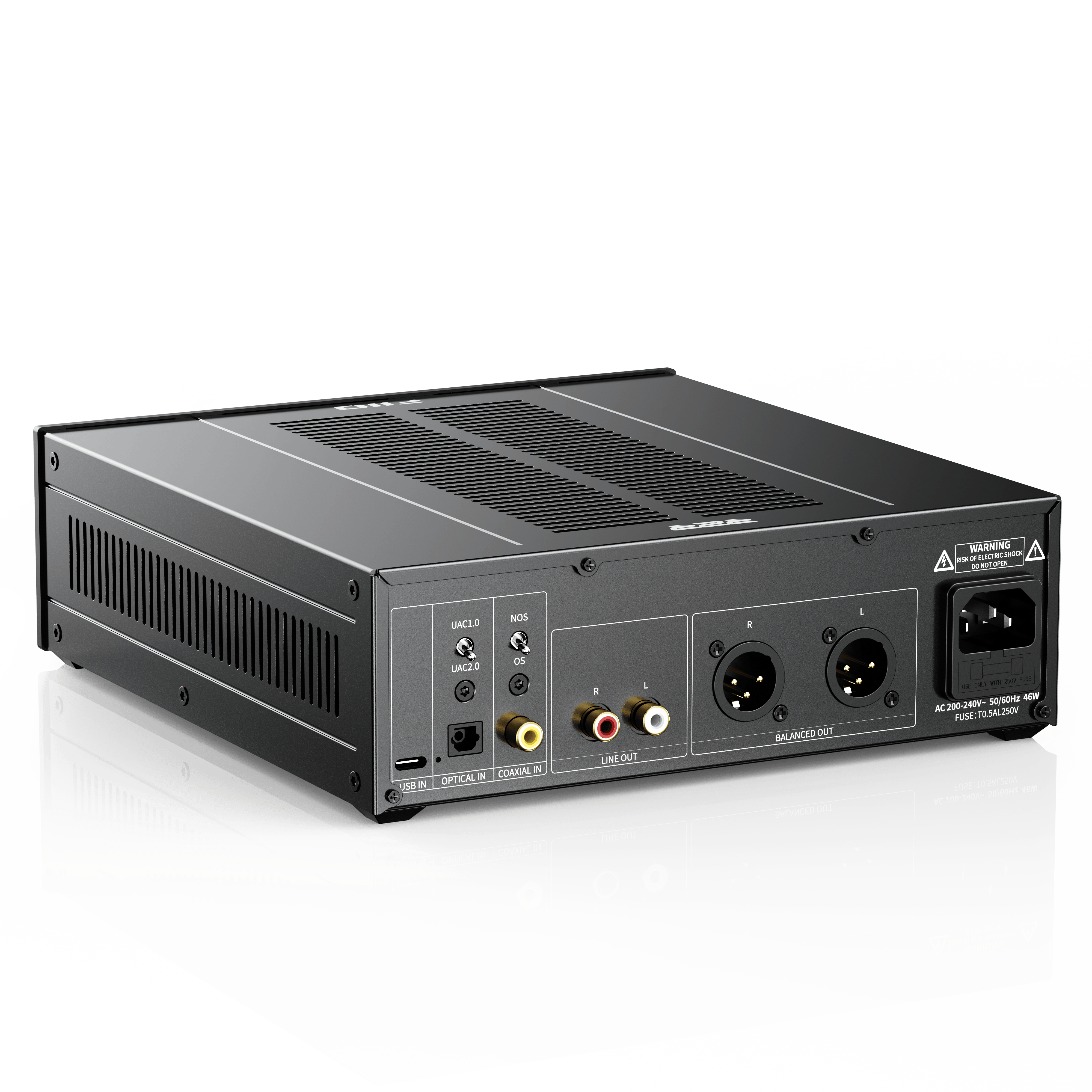 Apos Audio FiiO DAC (Digital-to-Analog Converter) FiiO Warmer Desktop R2R Tube Buffer and DAC