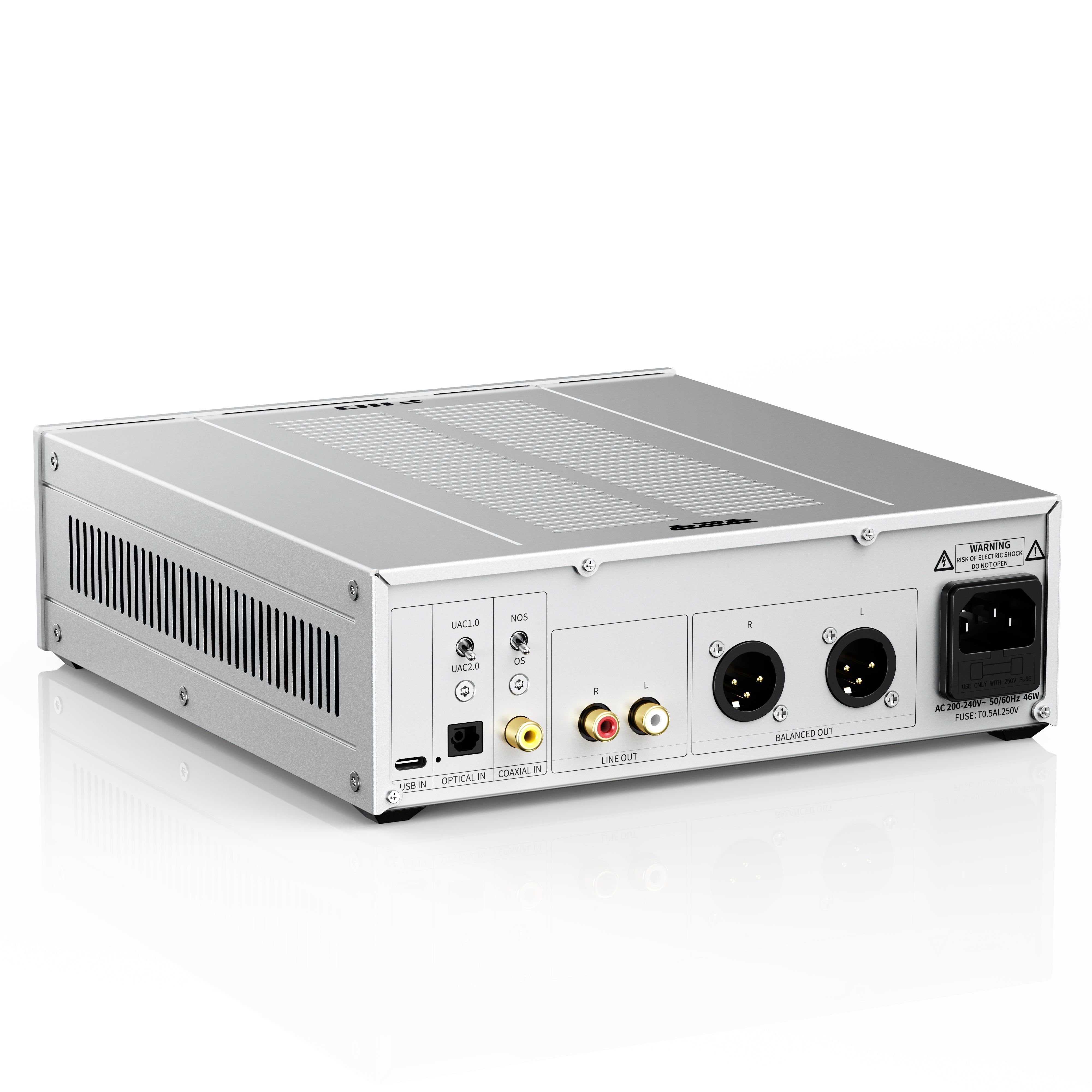 Apos Audio FiiO DAC (Digital-to-Analog Converter) FiiO Warmer Desktop R2R Tube Buffer and DAC