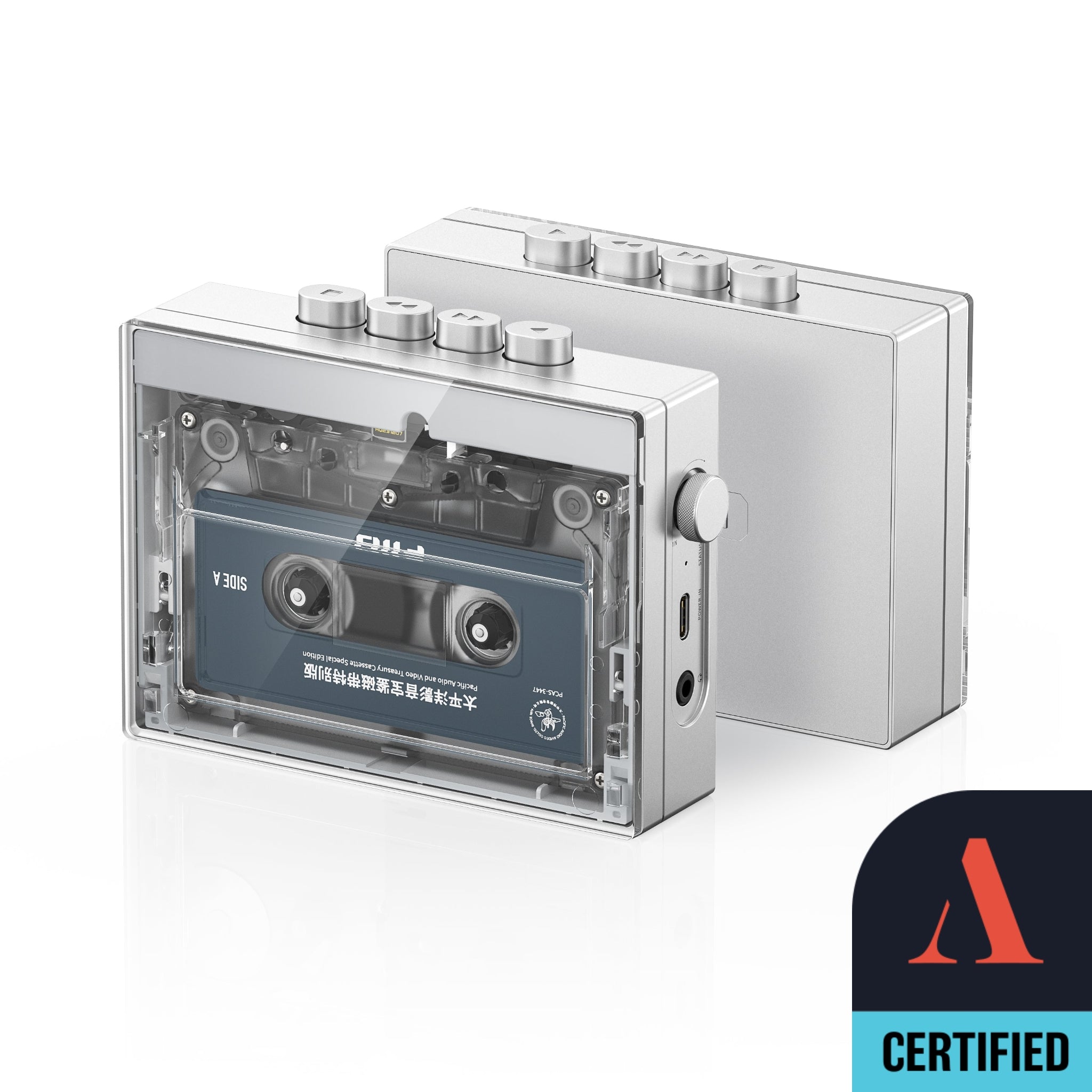 Apos Audio FiiO DAP (Digital Audio Player) FiiO CP13 Cassette Player (Apos Certified) Transparent / Open Box - Like New