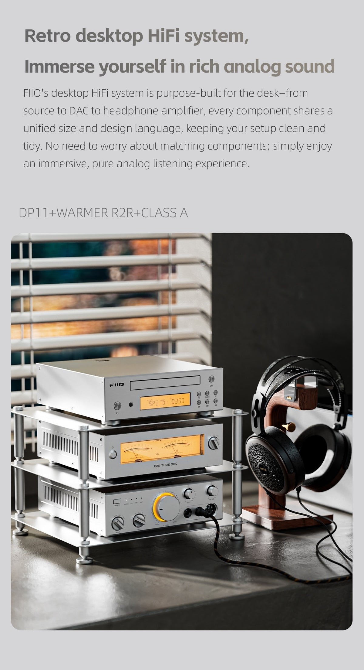 Apos Audio FiiO Headphone Amp FiiO Class A Headphone Amplifier and Preamplifier
