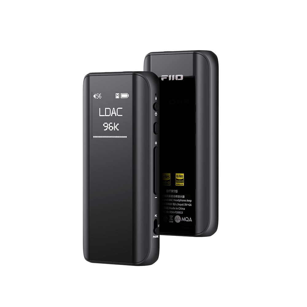 Apos Audio FiiO Headphone DAC/Amp FiiO BTR15 Portable Hi-Fi Bluetooth DAC/Amp